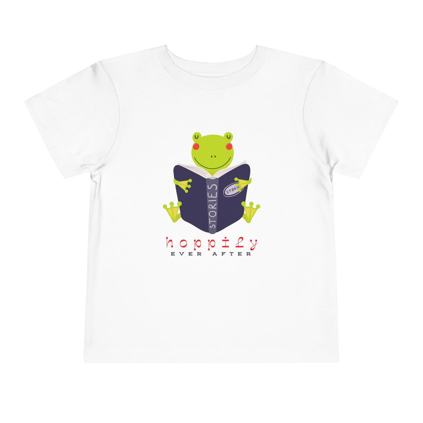 Toddler Hoppily Ever After Tee – Froggy Fun for Little Story Lovers