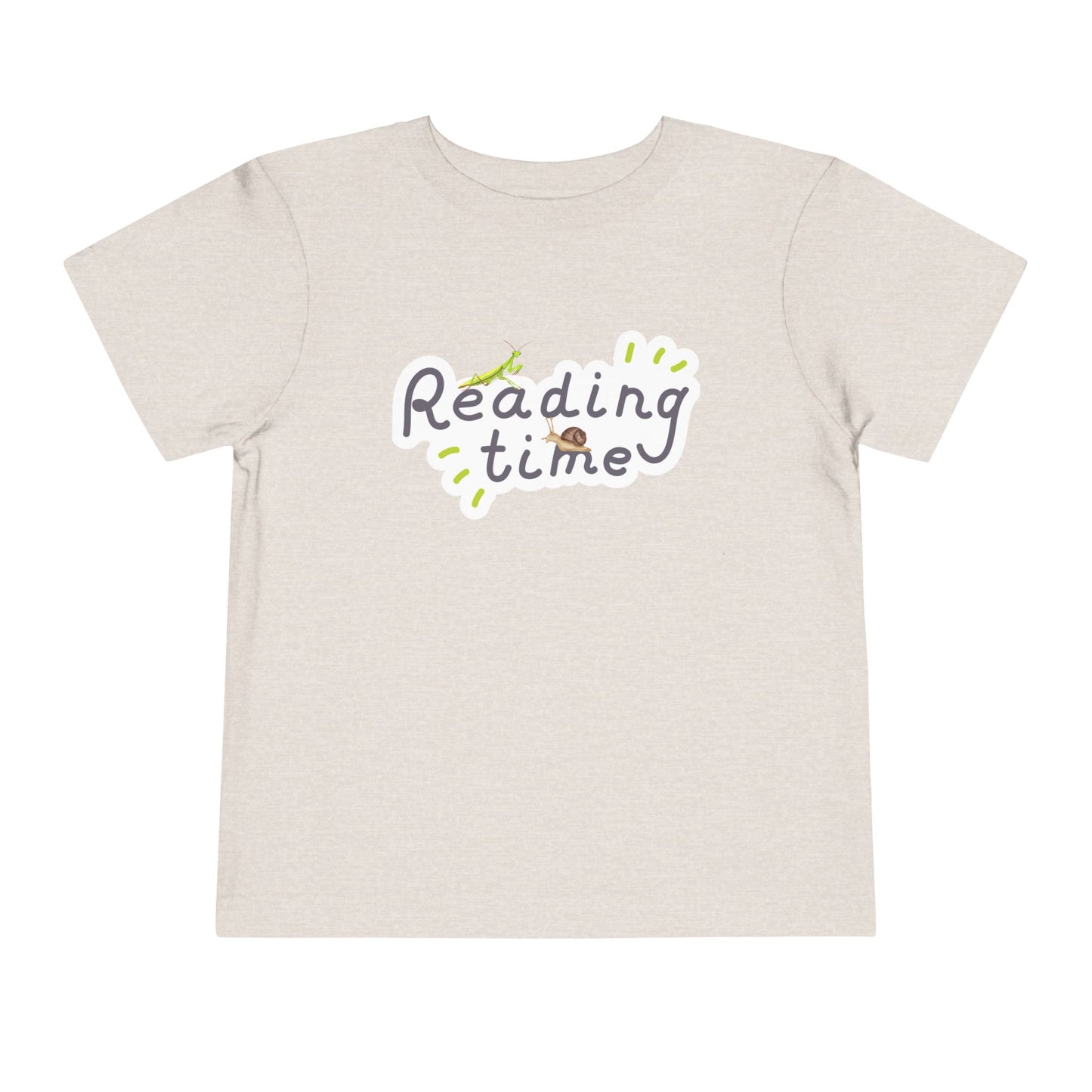 Toddler Reading Time Tee – Nature-Inspired Shirt for Book-Loving Kids
