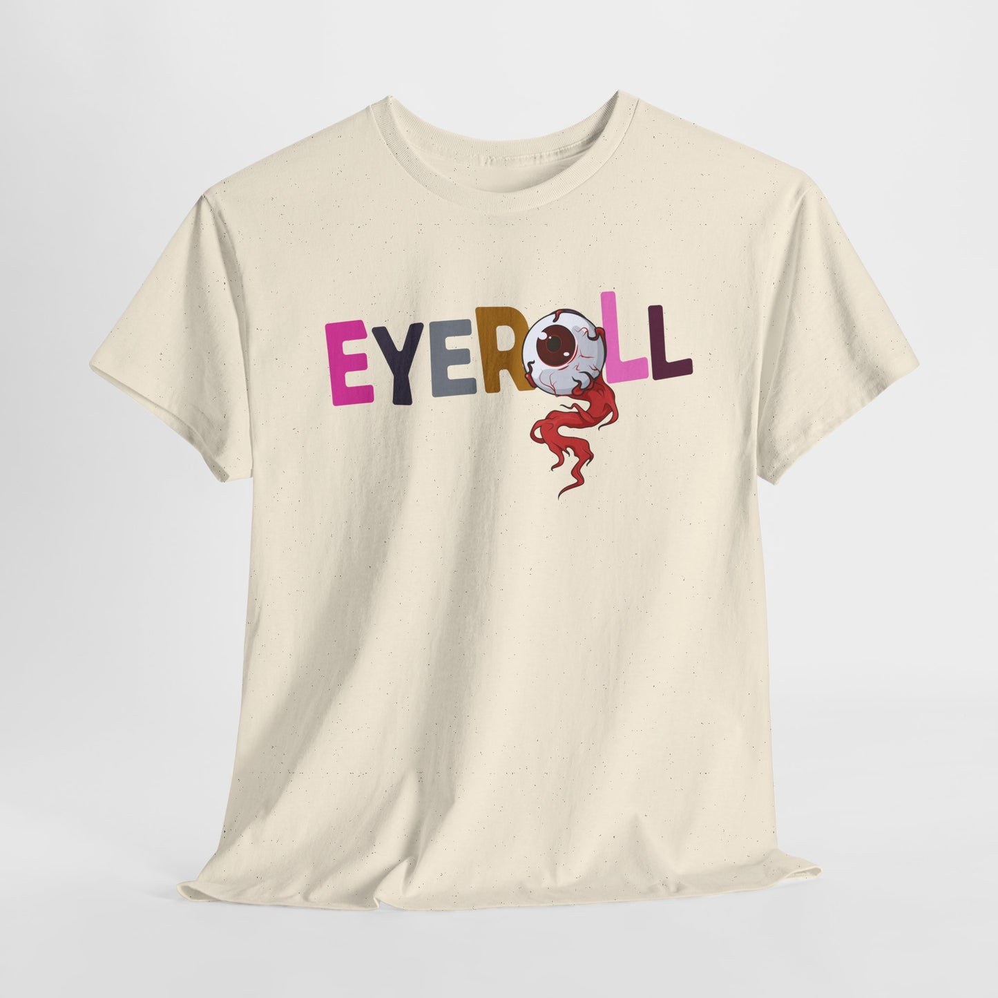 Teen/Adult Unisex Eyeroll Tee – Sarcastic and Slightly Creepy Vibes for the Bold at Heart
