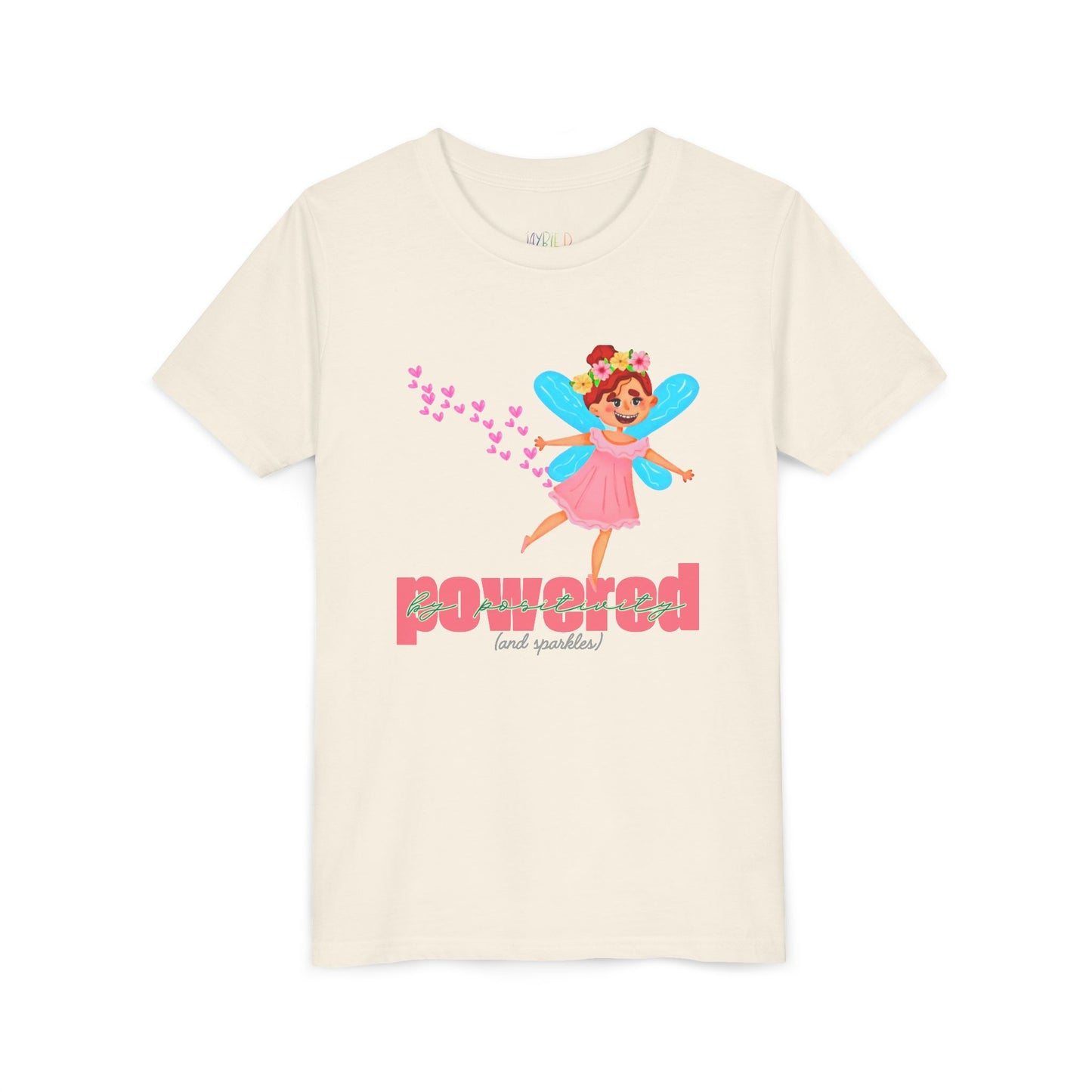 Youth Powered by Positivity (and Sparkles) Tee β Glow Up, Lift Up
