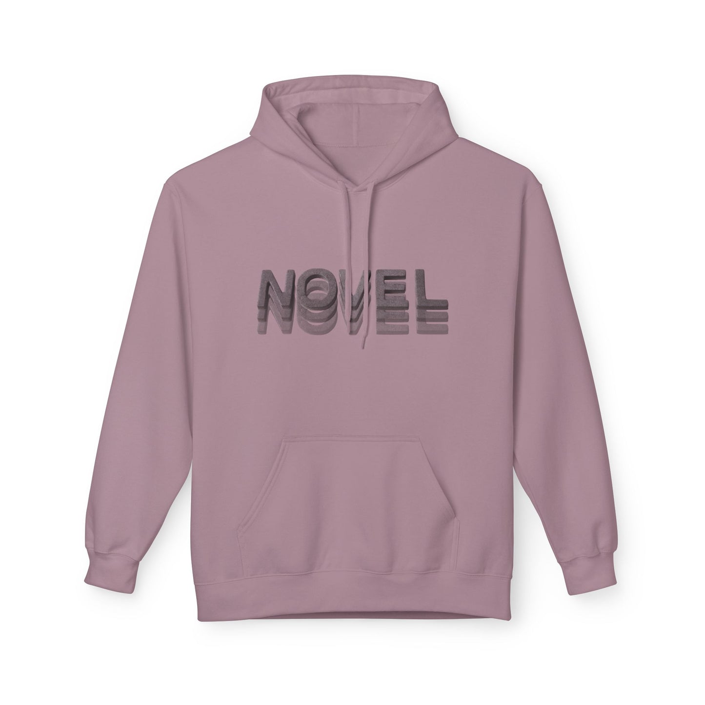 Teen/Adult Unisex Novel Hoodie β Minimalist Literary Word Design