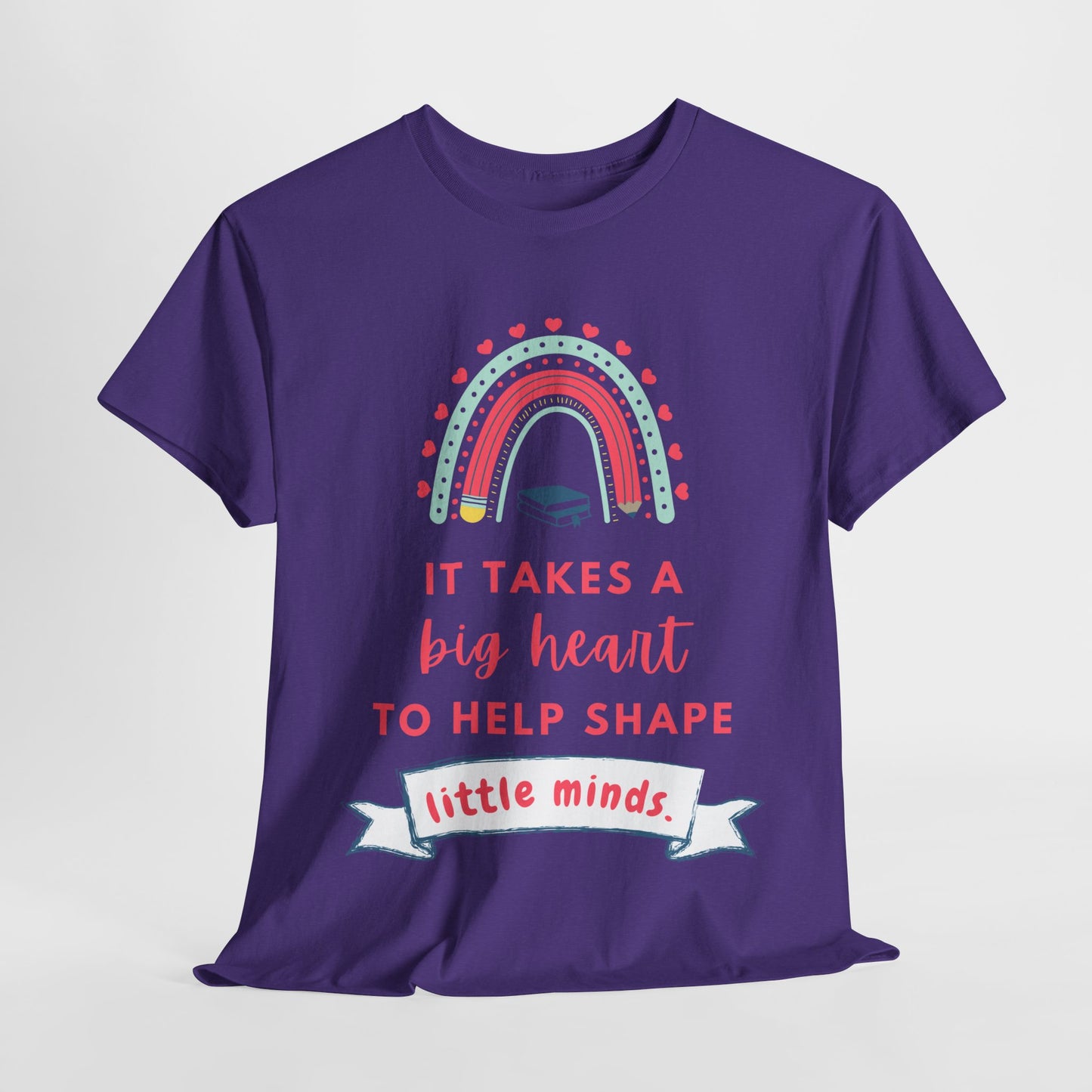 Teen/Adult Unisex Big Heart, Little Minds Tee β Thoughtful Gift for Teachers & Caregivers