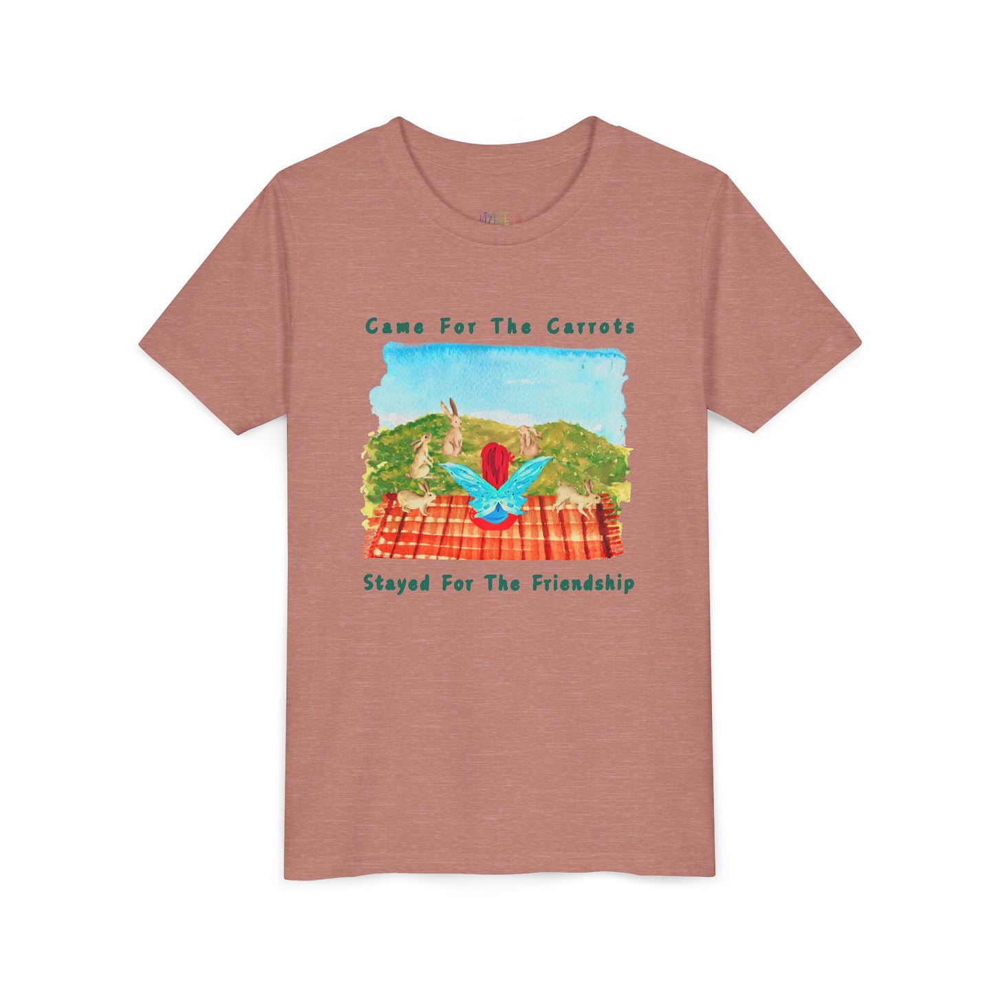 Youth Came for the Carrots, Stayed for the Friendship Tee – Snack Together, Stick Together