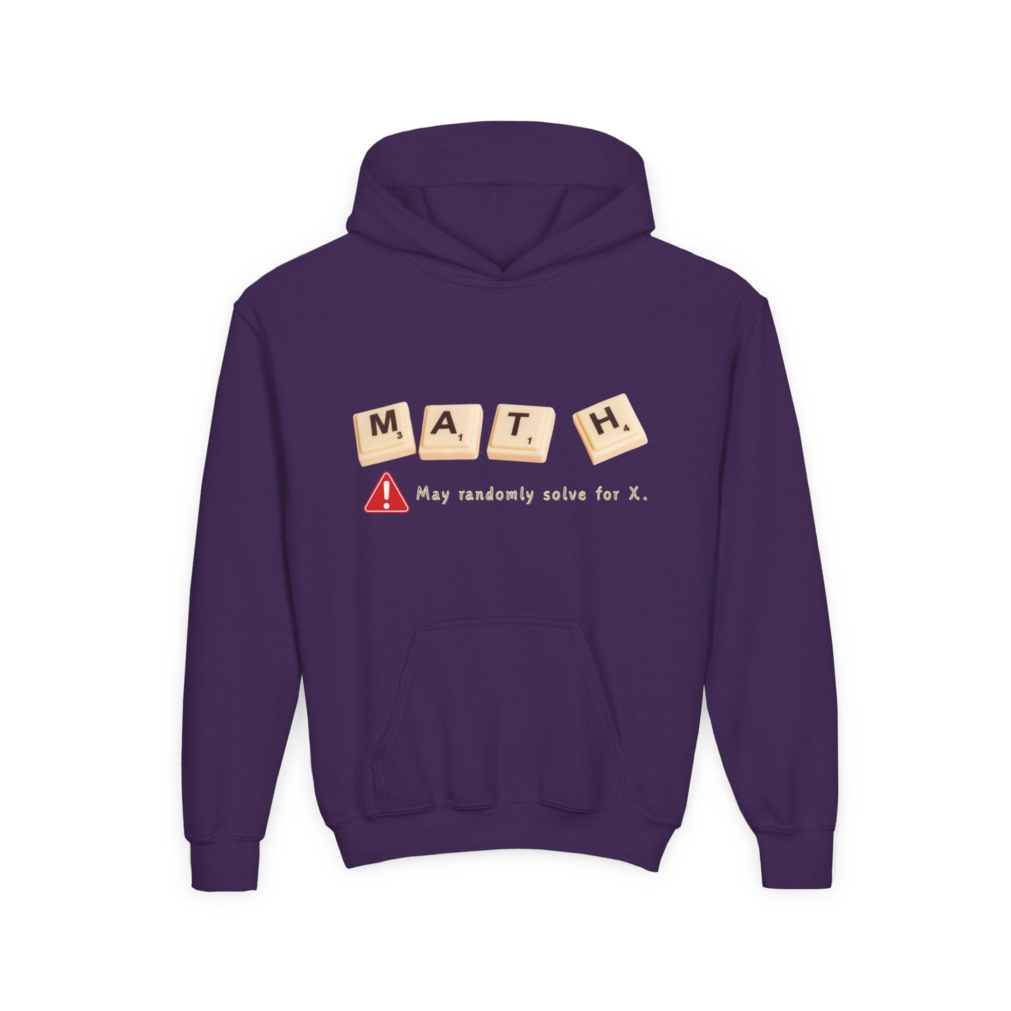 Youth Math Hoodie – May Randomly Solve for X