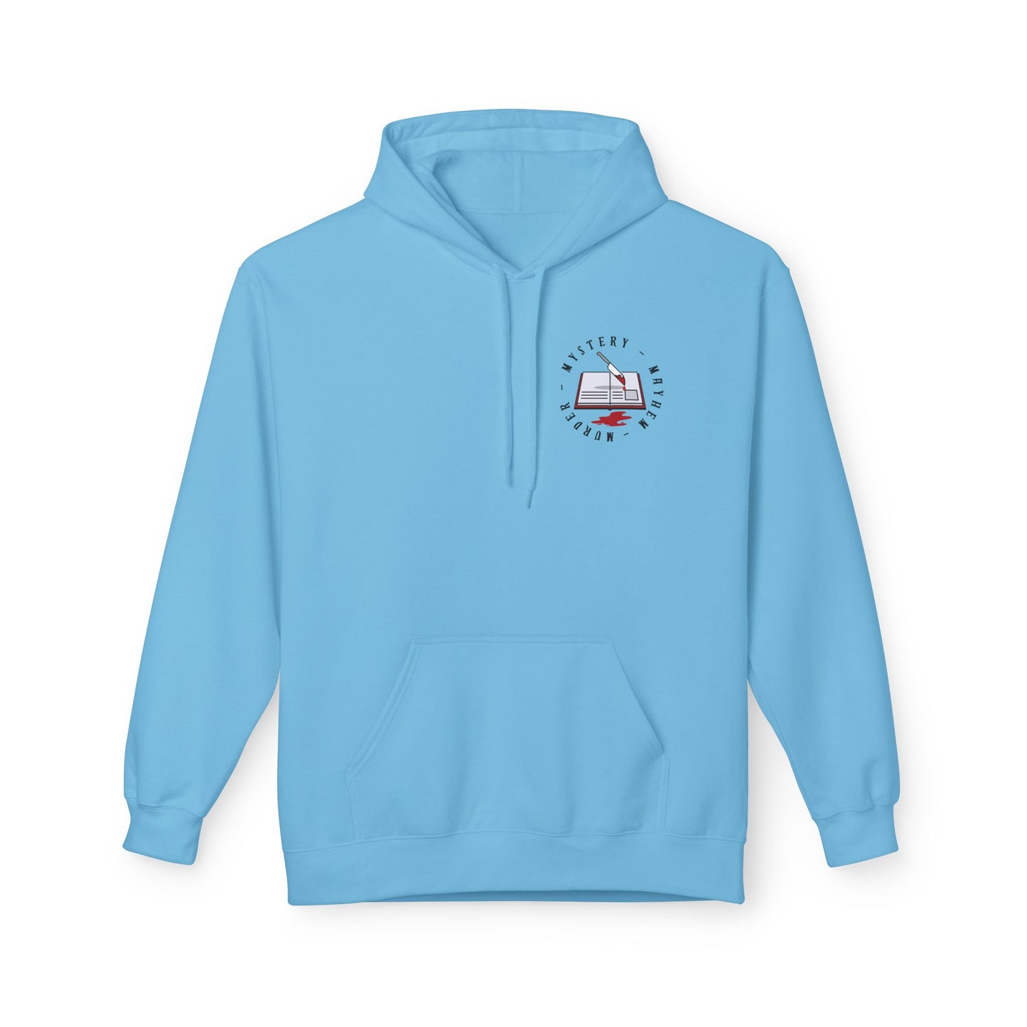Teen/Adult Unisex Mystery Mayhem Murder Hoodie – Dark Book Lover Design
