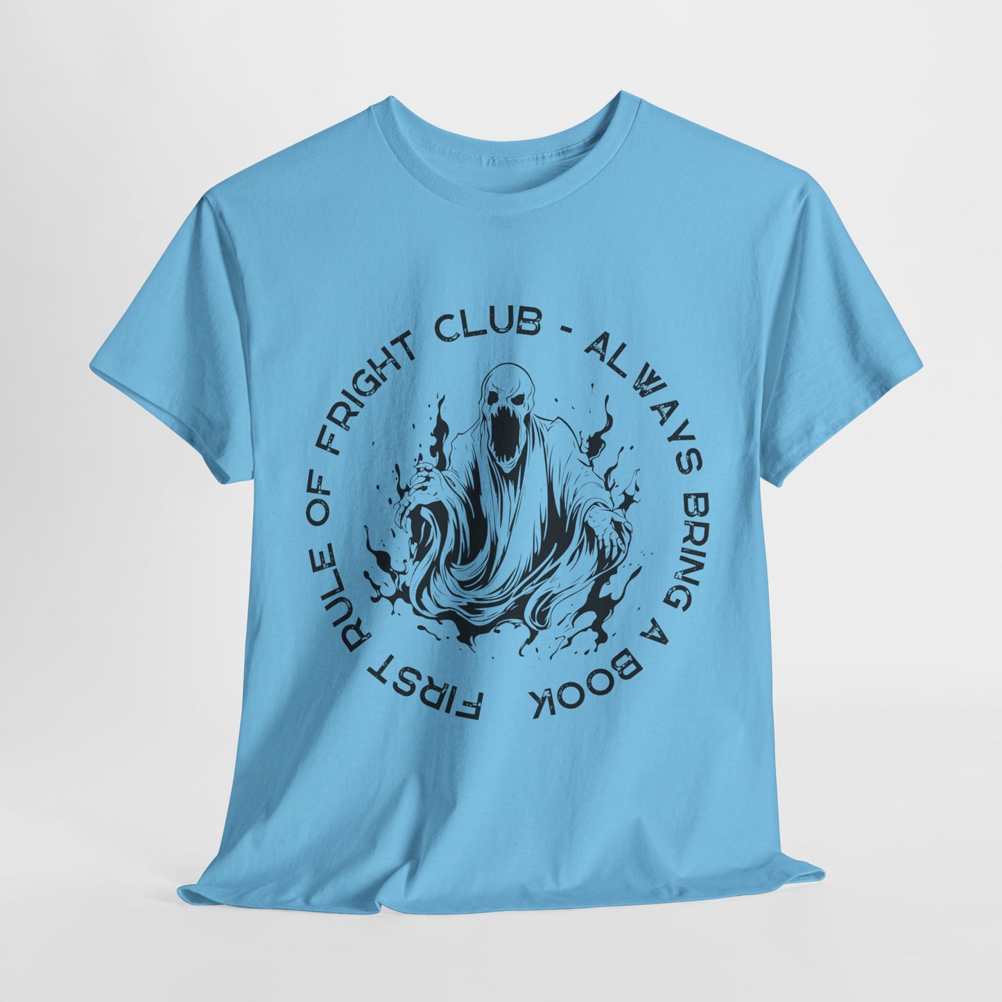Teen/Adult Unisex First Rule of Fright Club T-Shirt β Horror Reader Graphic Tee