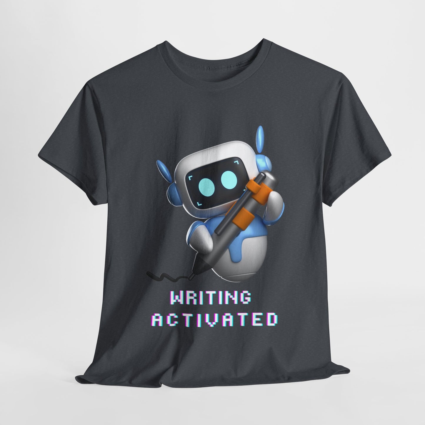 Teen/Adult Unisex Writing Activated Tee – Geeky-Cool Motivation for Story Starters & Scribblers