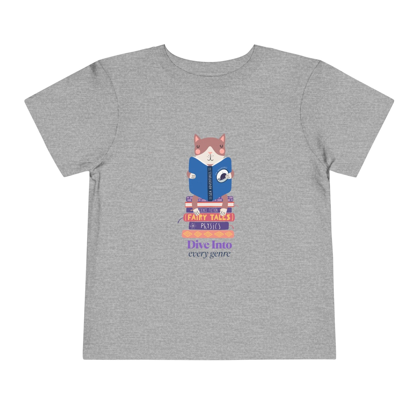 Toddler Dive Into Every Genre Tee – Stack of Stories & Big Imagination