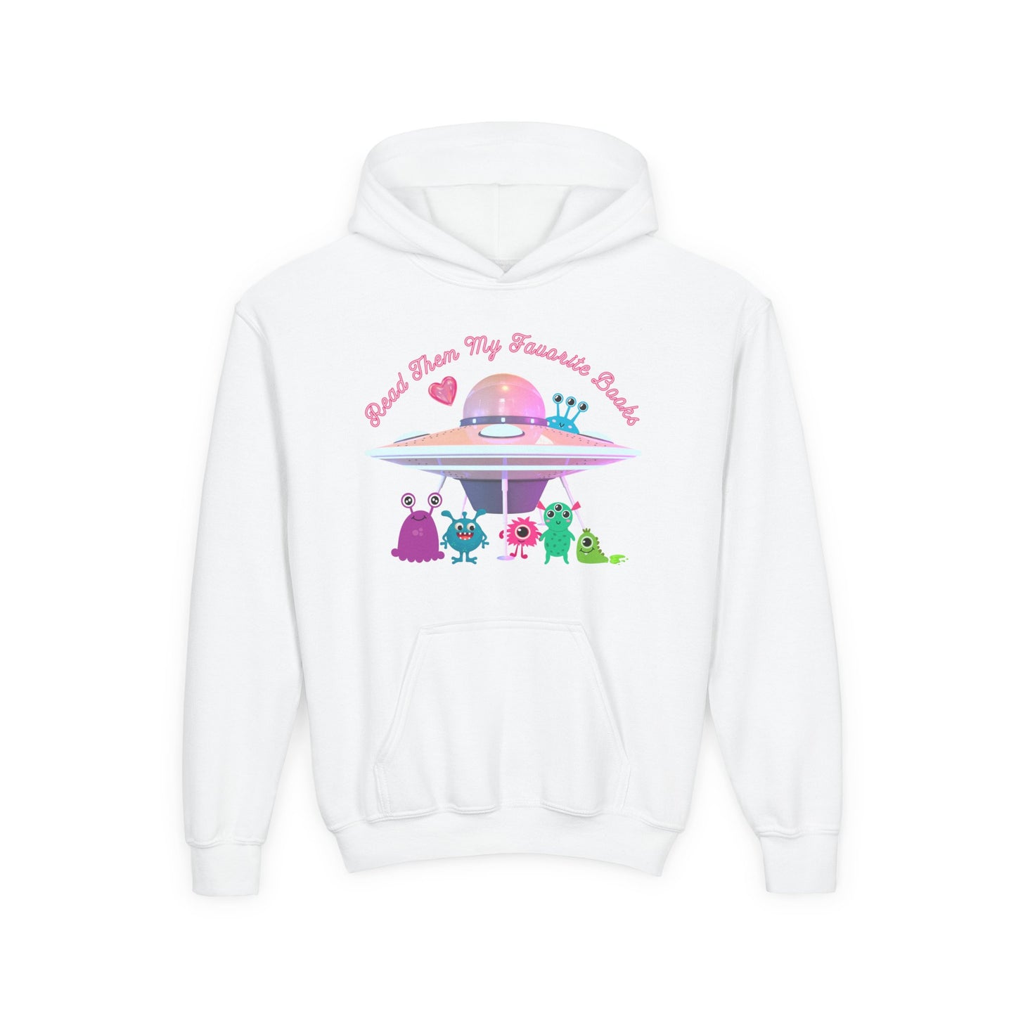 Youth Read Them My Favorite Books Hoodie β Intergalactic Storytime Style!