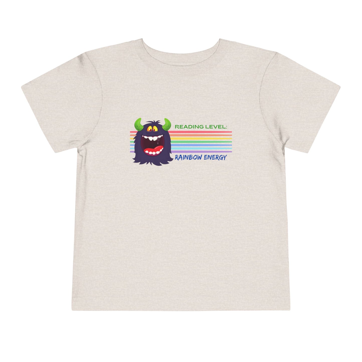 Toddler Reading Level: Rainbow Energy Tee