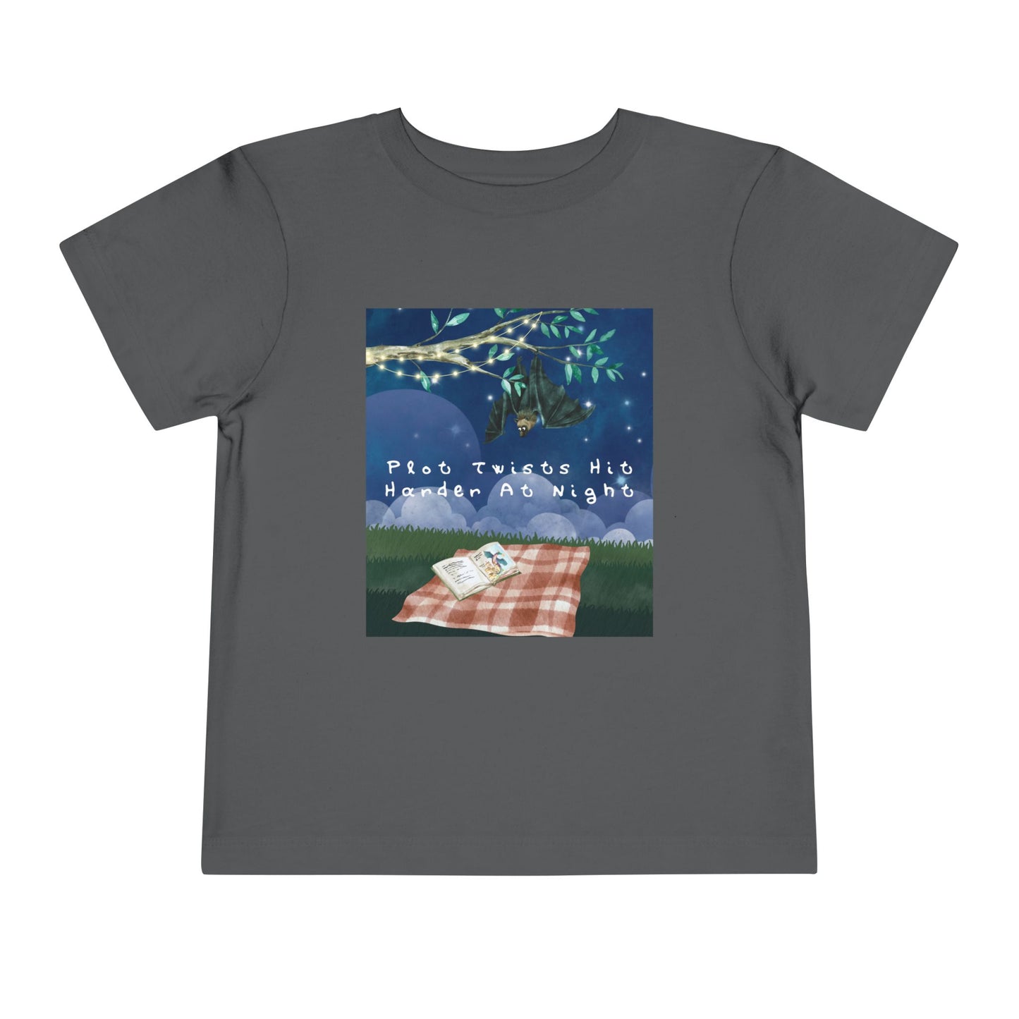 Toddler Plot Twists Hit Harder Tee β Bat Readers Gift Shirt