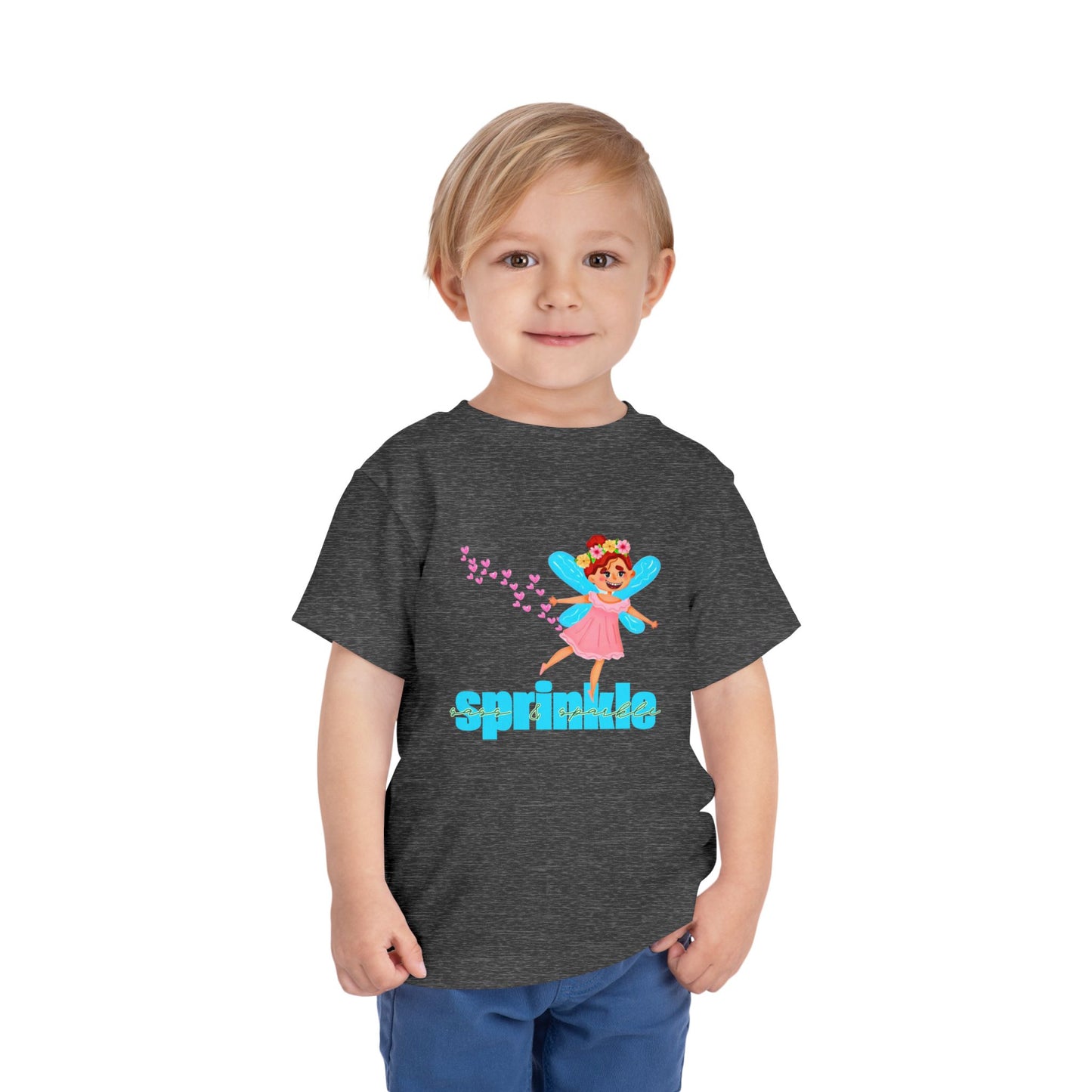 Toddler Sprinkle Sass & Sparkle Tee – Fairy Girl Shirt for Bold Little Spirits