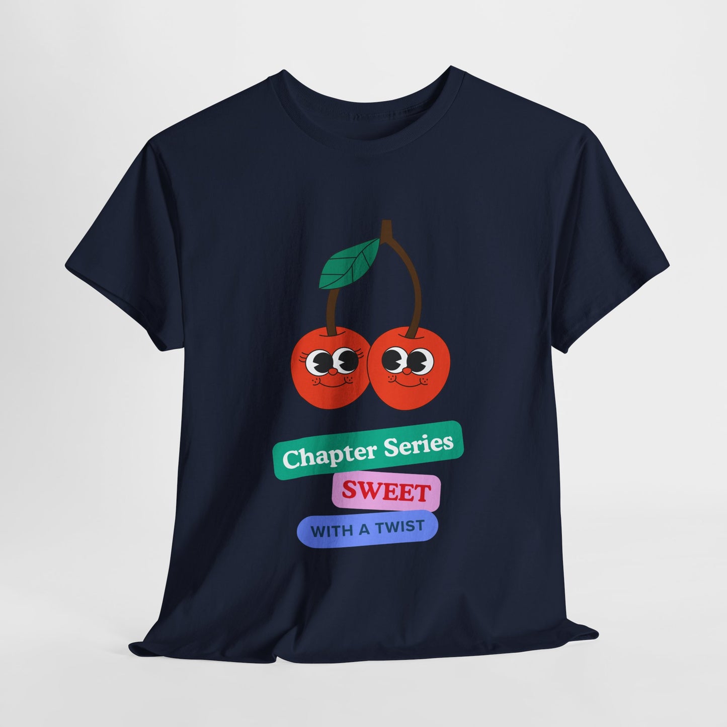 Teen/Adult Unisex Chapter Series – Sweet With a Twist Tee – A Juicy Pick for Book Series Fans