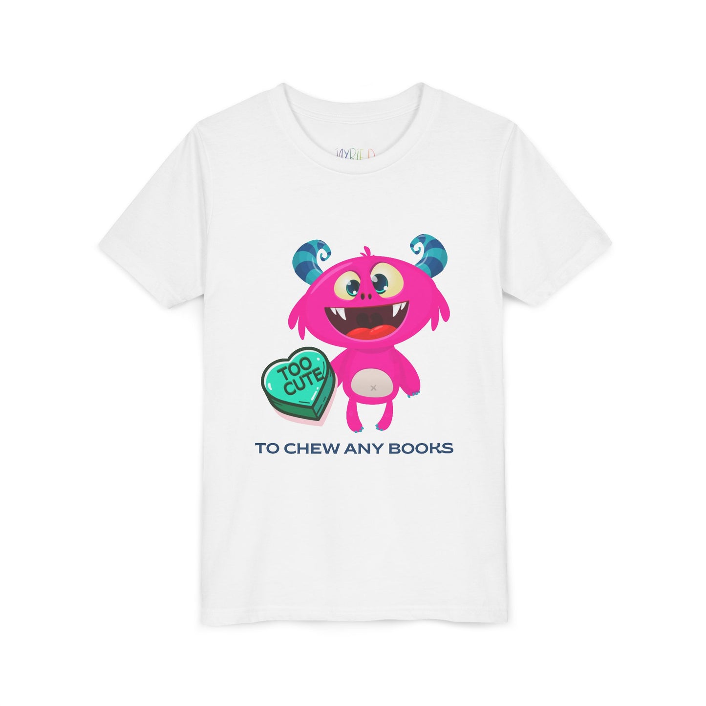 Youth Too Cute to Chew Books Tee