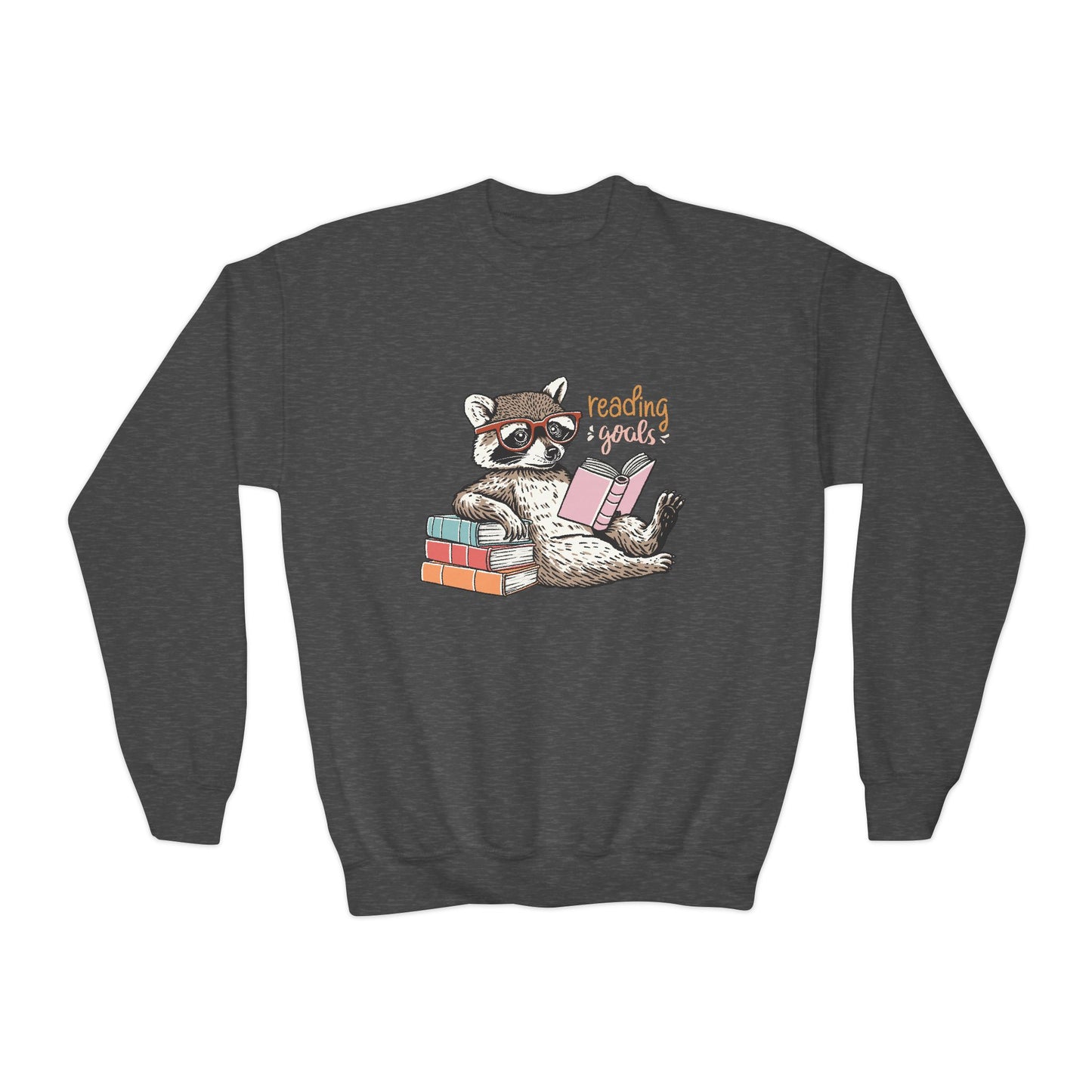 Youth Reading Goals Sweatshirt β Smart, Cozy, and a Little Bit Clever