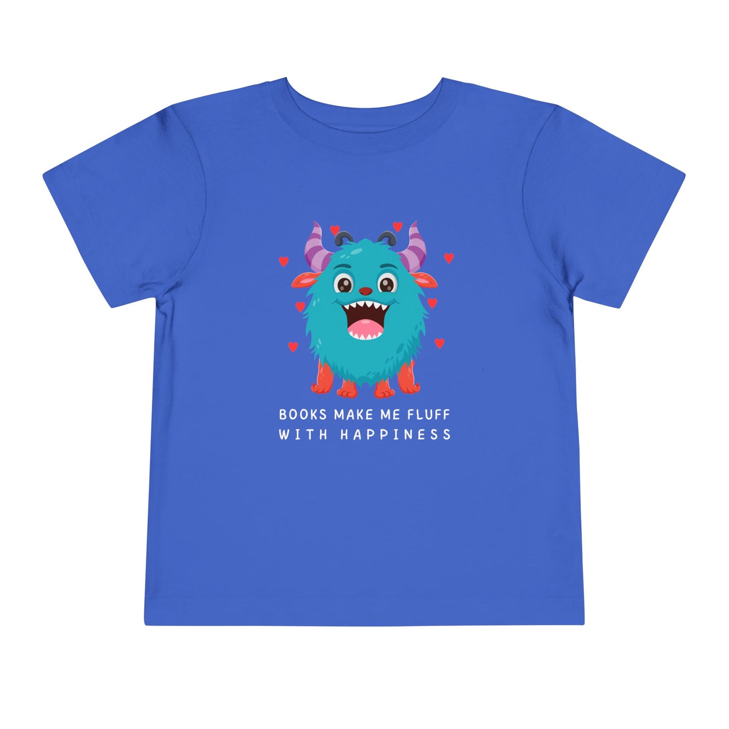 Toddler Books Make Me Fluff With Happiness Tee