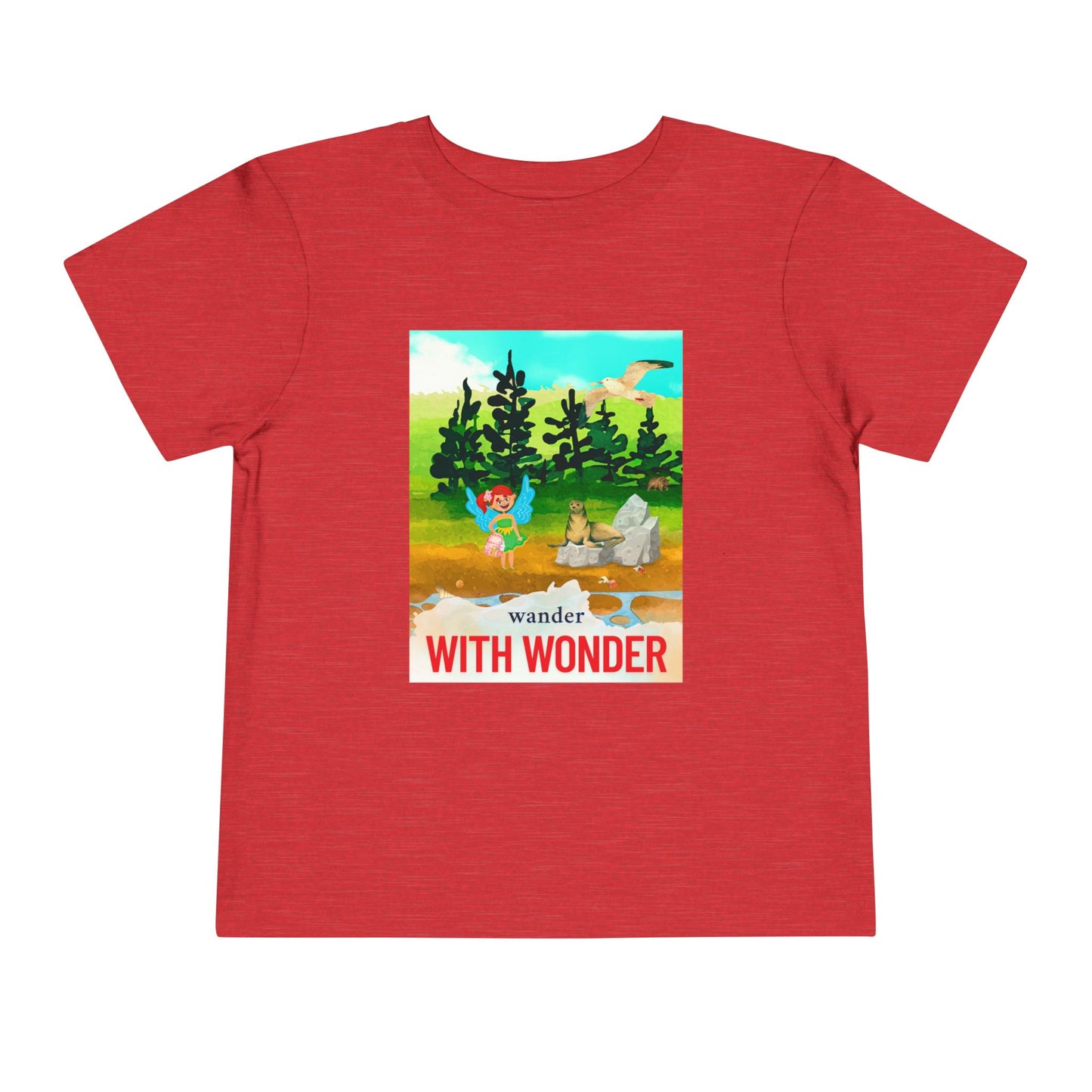 Toddler Wander With Wonder Tee β Mei-Mei Nature Adventure Shirt for Curious Hearts
