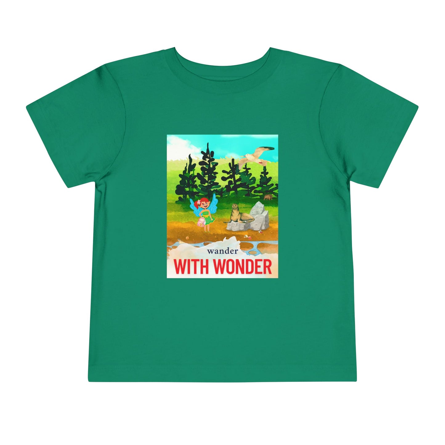 Toddler Wander With Wonder Tee β Mei-Mei Nature Adventure Shirt for Curious Hearts