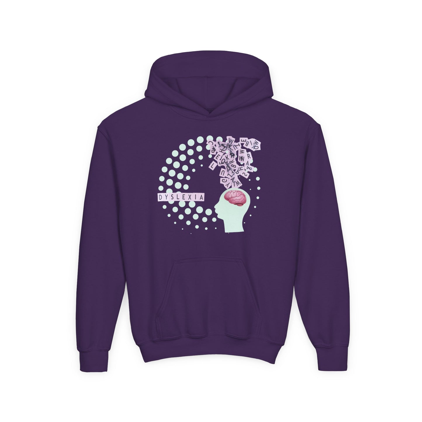 Youth Dyslexia Awareness Hoodie β Different, Not Less