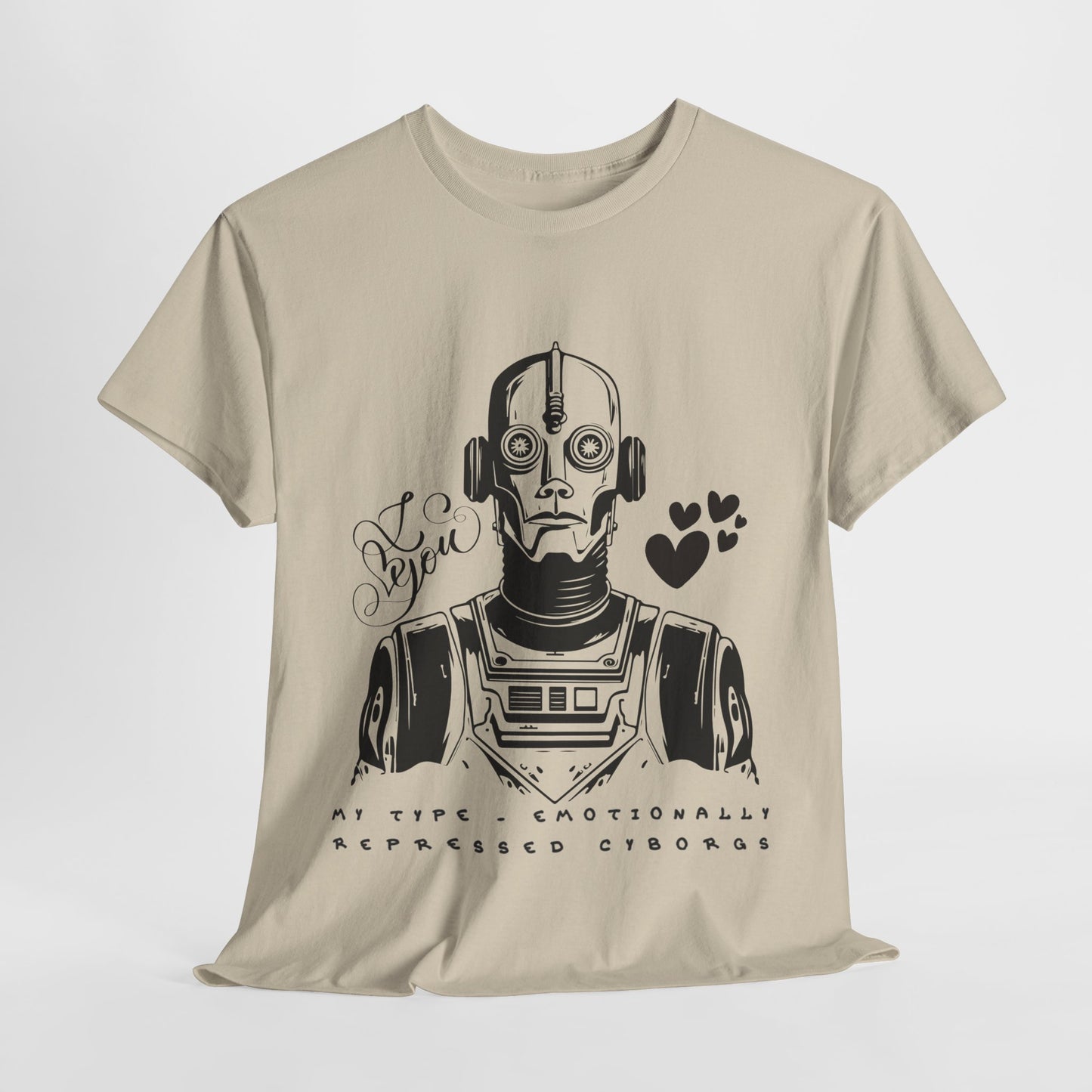 Teen/Adult Unisex – Emotionally Repressed Cyborg Tee