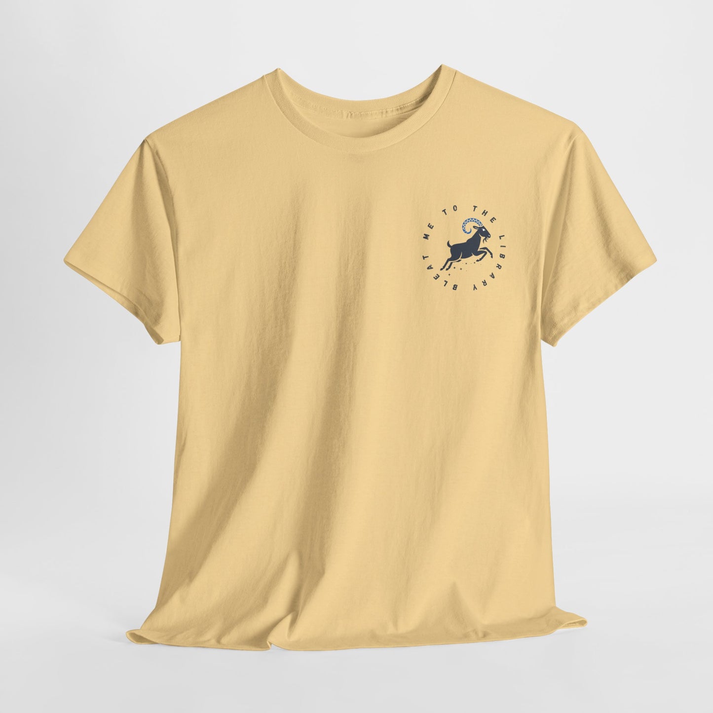 Teen/Adult Unisex β Bleat Me to the Library Goat Tee