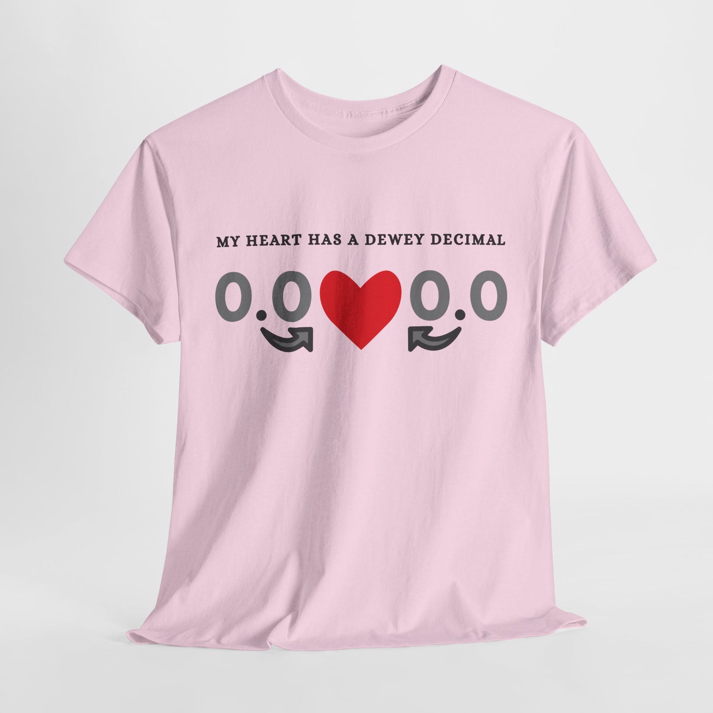 Teen/Adult Unisex Tee – My Heart Has a Dewey Decimal