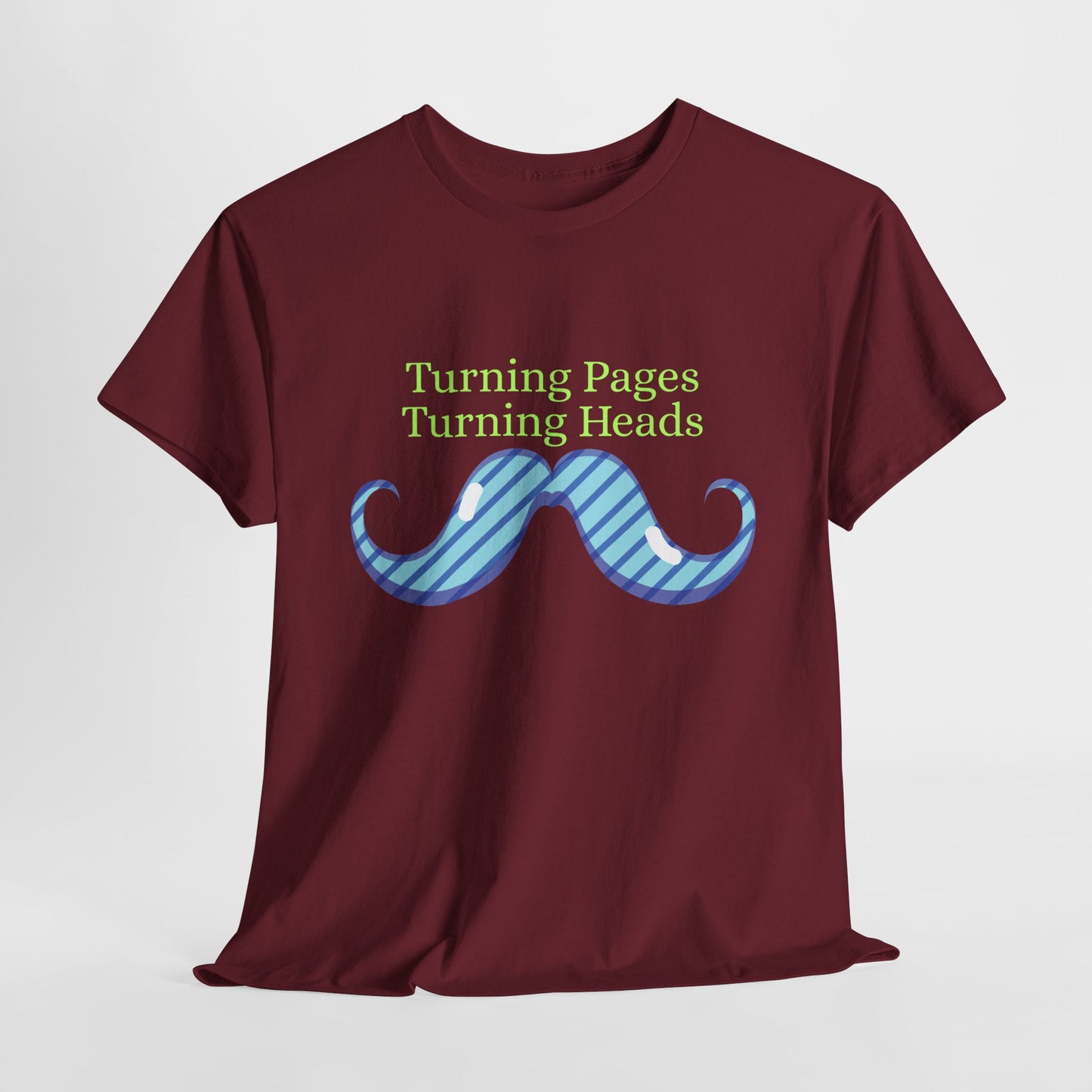 Teen/Adult Unisex Turning Pages, Turning Heads Tee – Bookish Charm with a Dash of Swagger