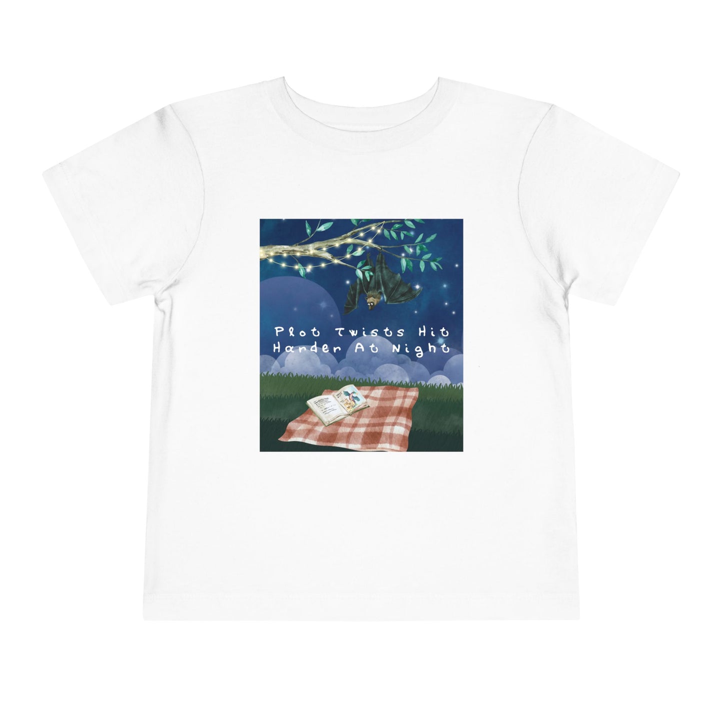 Toddler Plot Twists Hit Harder Tee β Bat Readers Gift Shirt