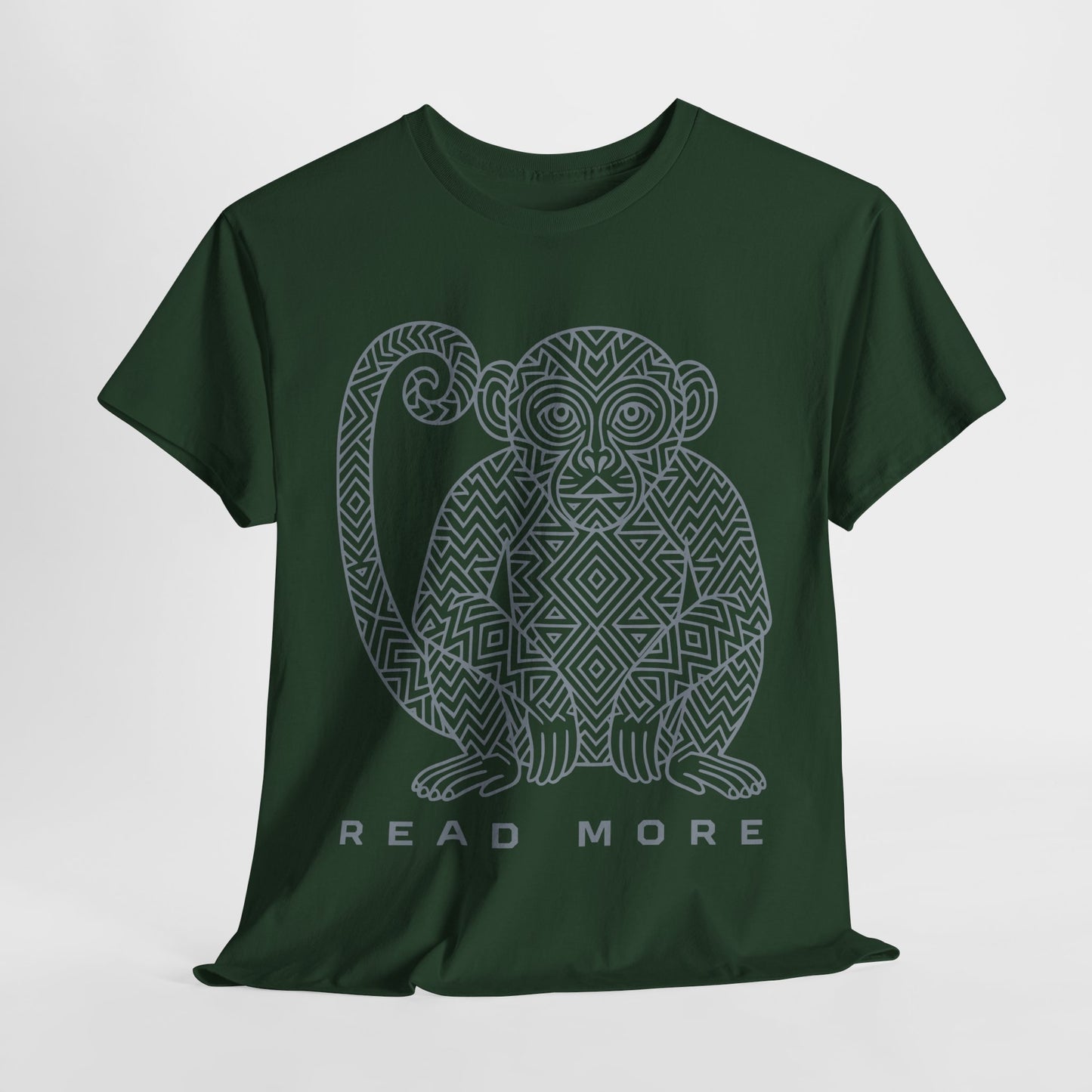Teen/Adult Unisex β Read More Tribal Monkey Tee