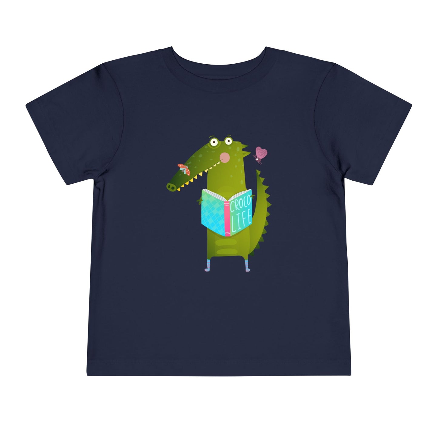 Toddler Croc Life Tee β Funny Book Shirt for Little Readers