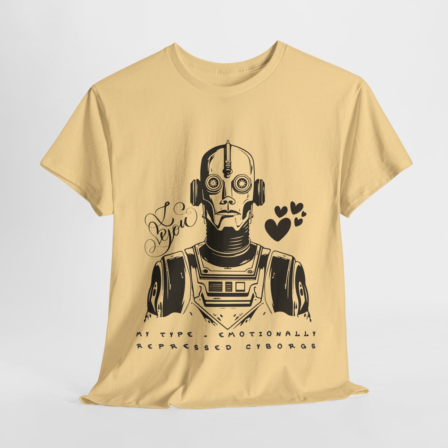 Teen/Adult Unisex – Emotionally Repressed Cyborg Tee