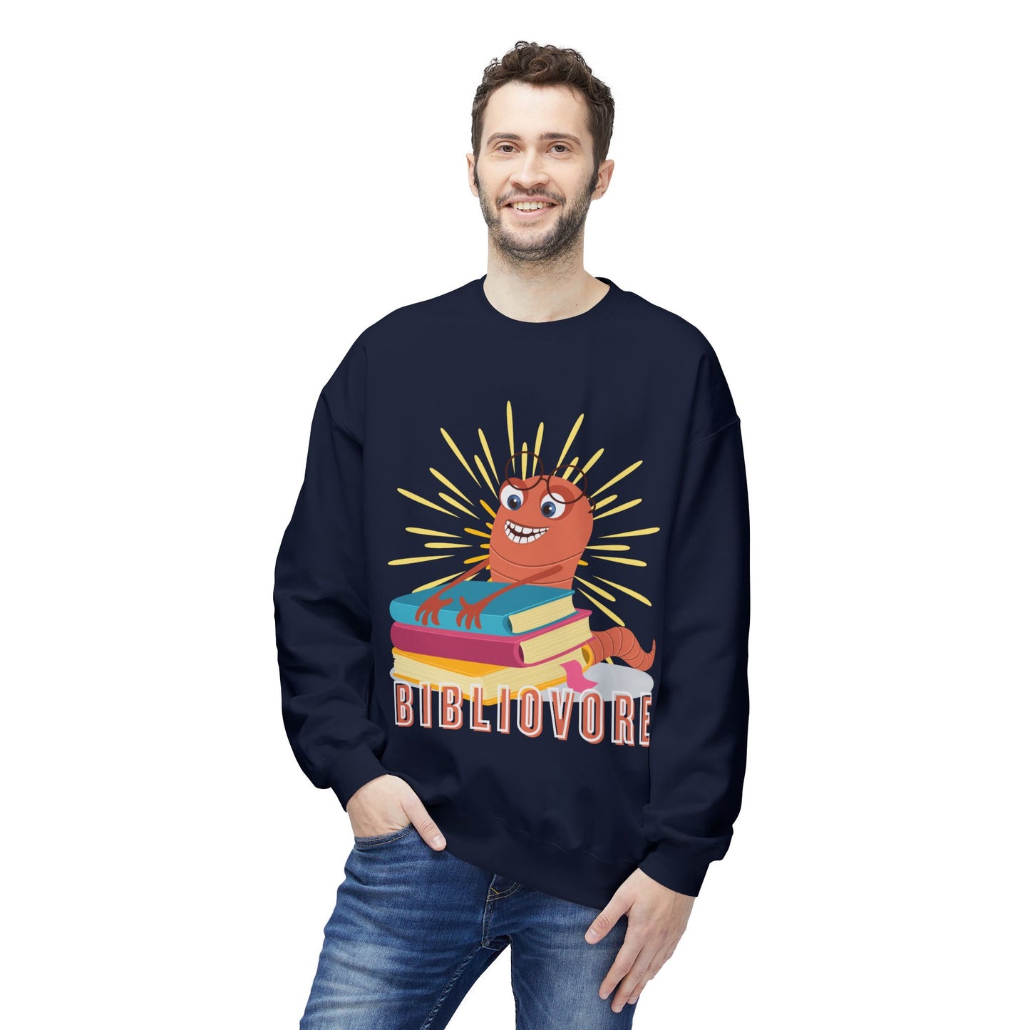 Teen/Adult Unisex Bibliovore Bookworm Sweatshirt