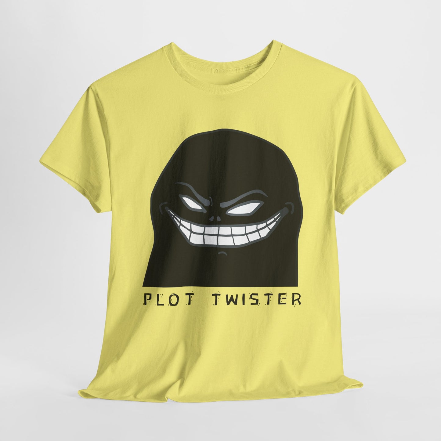 Teen/Adult Unisex Plot Twister Tee – Master of Mayhem & Cliffhangers