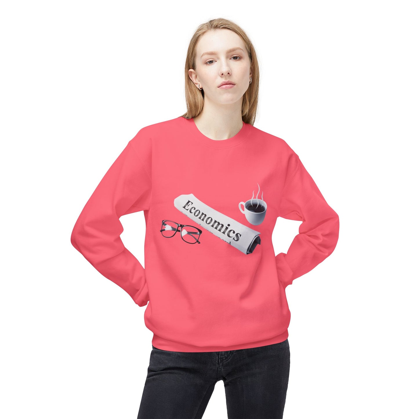 Teen/Adult Unisex Economics Sweatshirt β Classic Scholar Design for Thinkers and Analysts