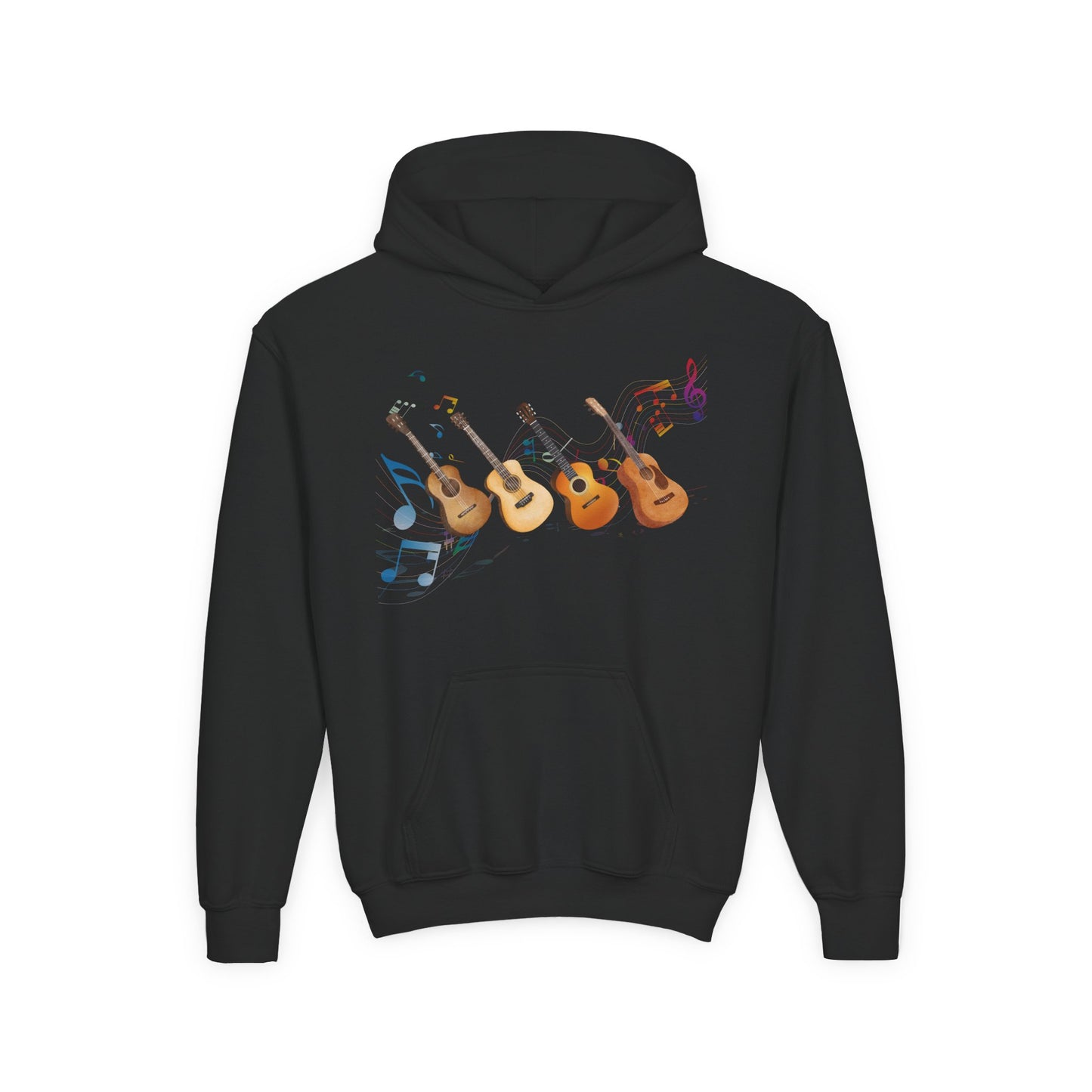 Youth Guitar Groove Hoodie – For Kids Who March to Their Own Beat