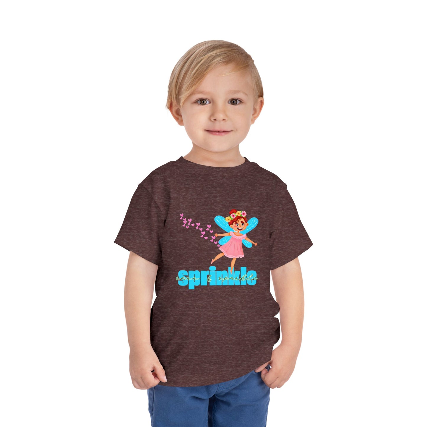 Toddler Sprinkle Sass & Sparkle Tee – Fairy Girl Shirt for Bold Little Spirits