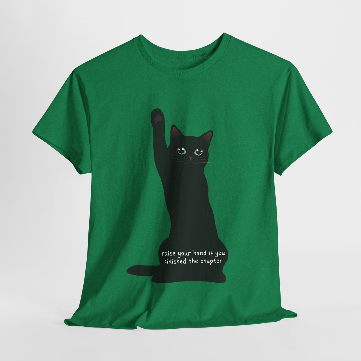 Teen/Adult Unisex Chapter Complete Cat Tee – Paws Up for Page Turners