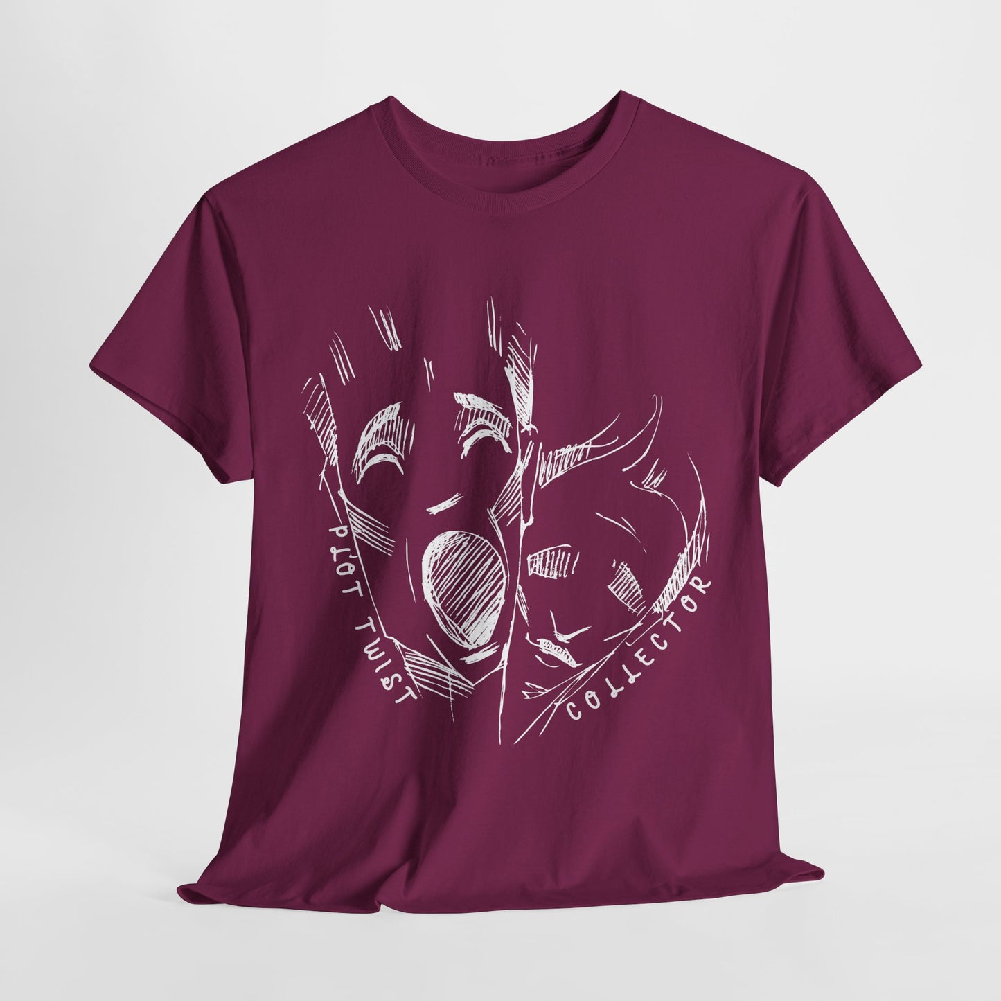 Teen/Adult Unisex Tee – Plot Twist Collector (Screaming Face Edition)