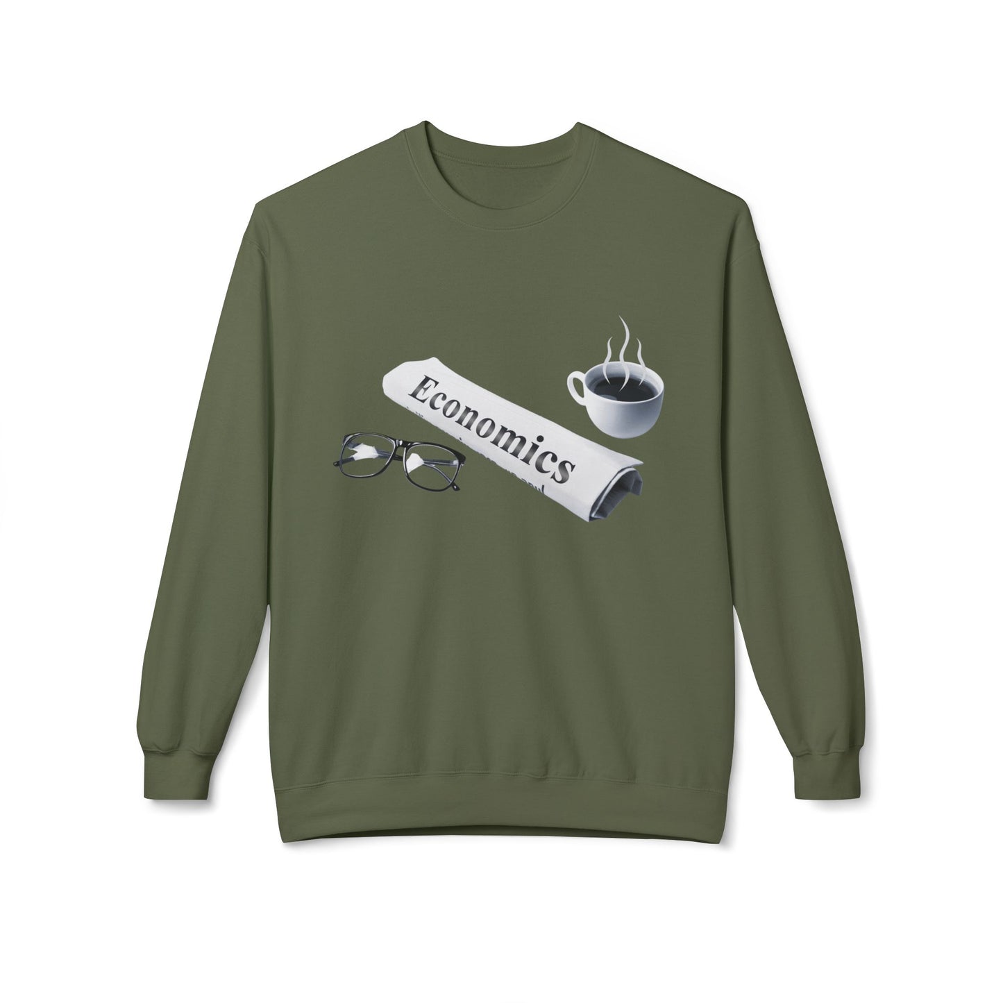 Teen/Adult Unisex Economics Sweatshirt β Classic Scholar Design for Thinkers and Analysts