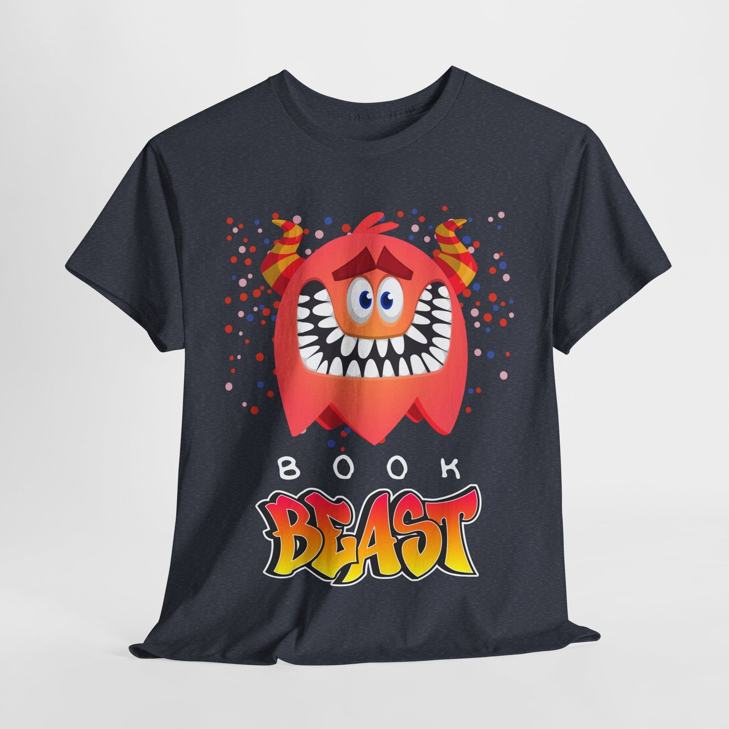 Teen/Adult Unisex Book Beast – Fierce & Fun Reading Monster Tee