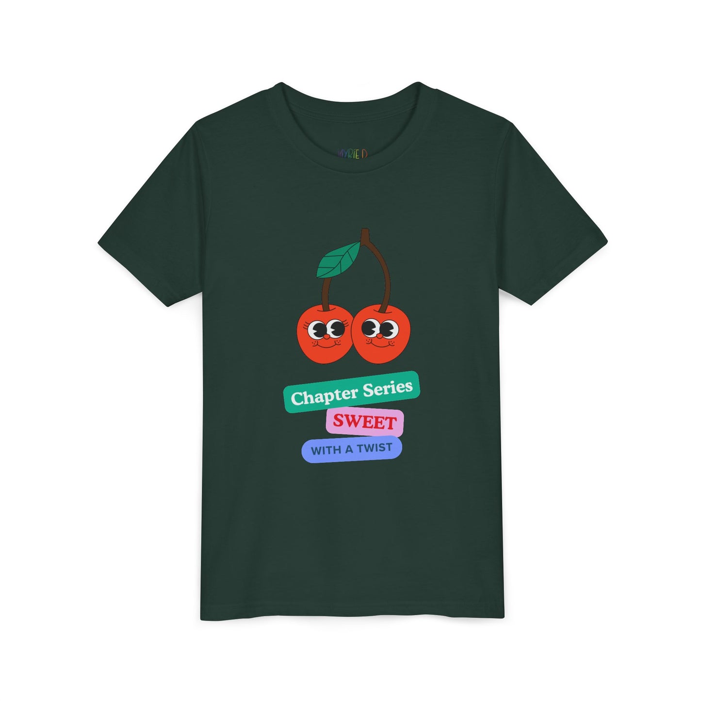 Youth Chapter Series Tee β Sweet With a Twist, Just Like Their Favorite Reads, A juicy pick for kids who love their books with flavor and fun!