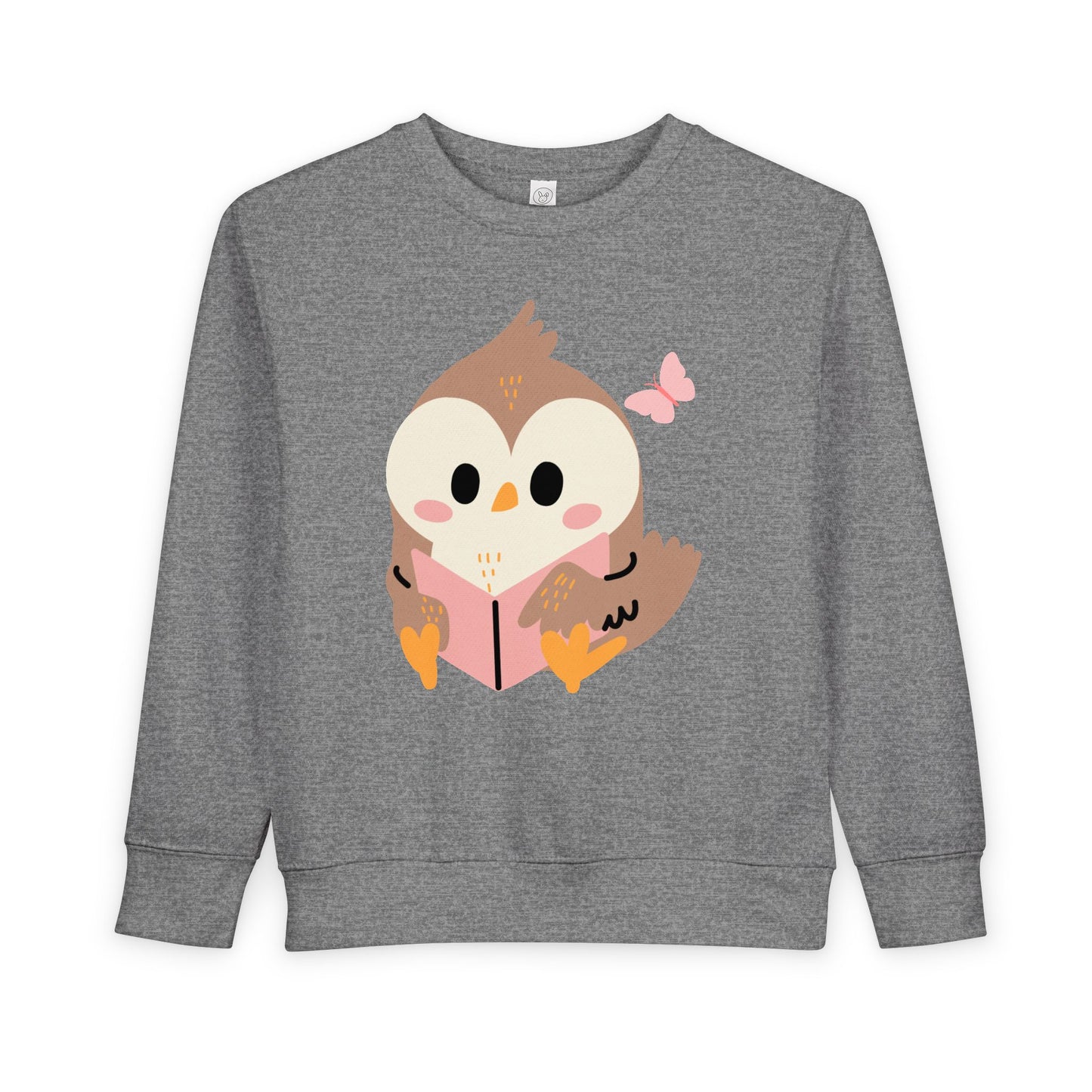 Toddler Storytime Owl Sweatshirt β Sweet Reading Buddy Crewneck for Kids