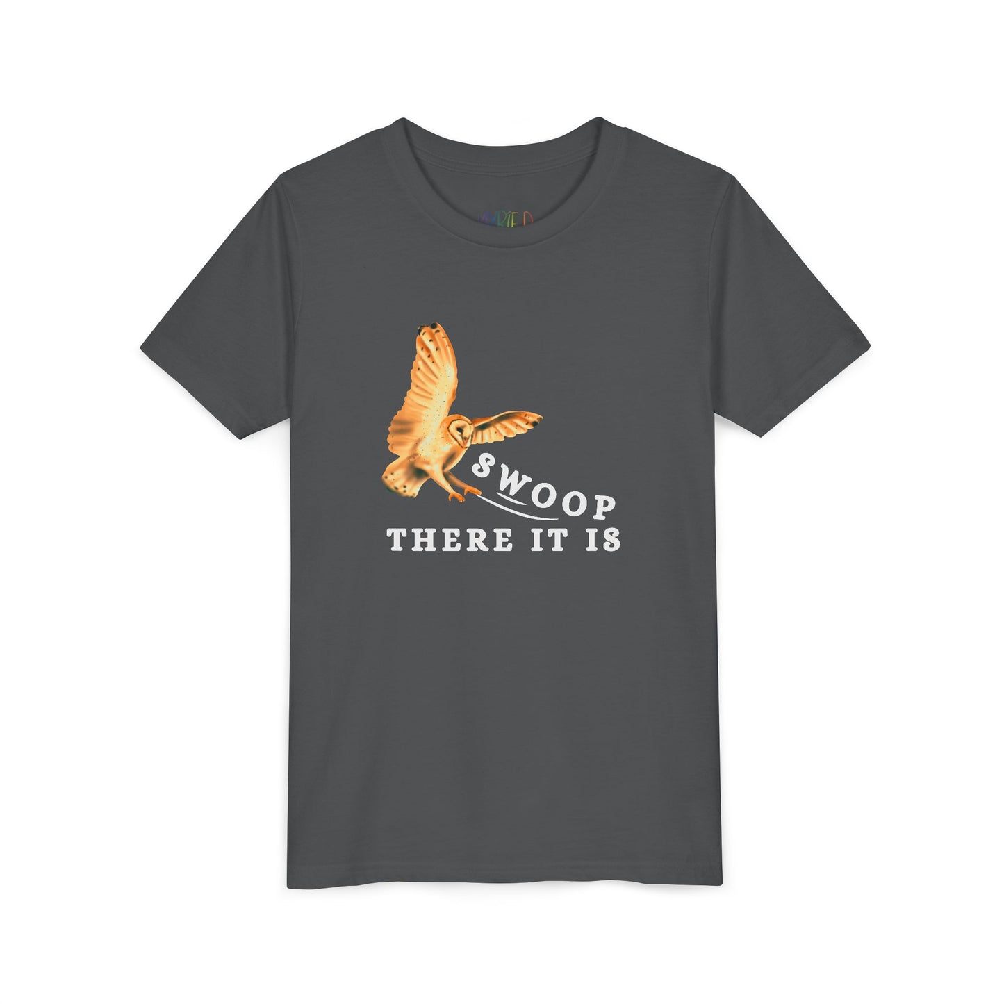 Youth Swoop There It Is T-Shirt – Playful Owl Tee Inspired by Mei-Mei