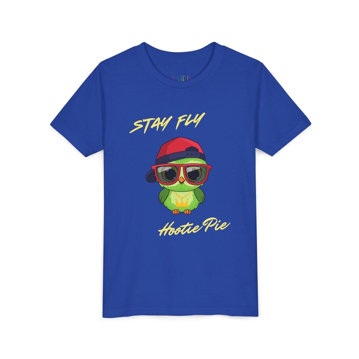 Youth Stay Fly Hootie Pie Tee – Funny Owl Shirt for Cool Kids, Retro Streetwear Style