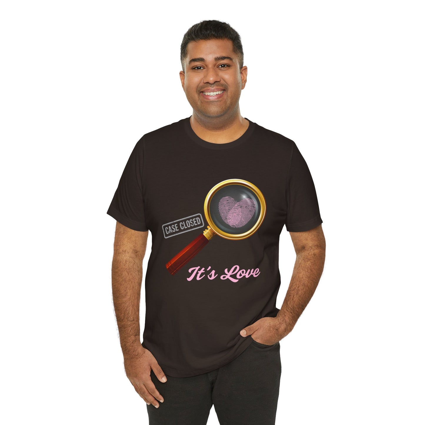 Teen/Adult Unisex Case Closed Its Love T-Shirt