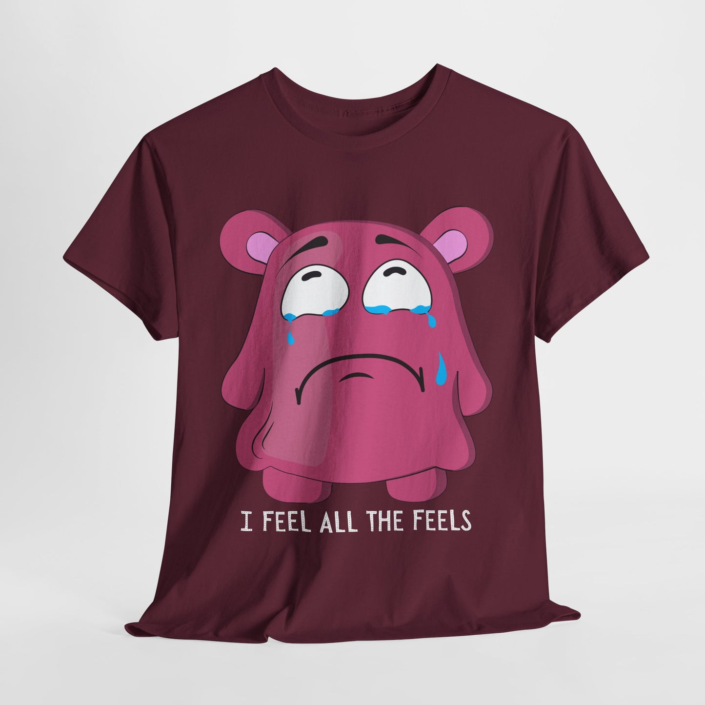 Teen/Adult Unisex “I Feel All the Feels” Tee – Emotional Reader Gift for Empaths & Bookworms