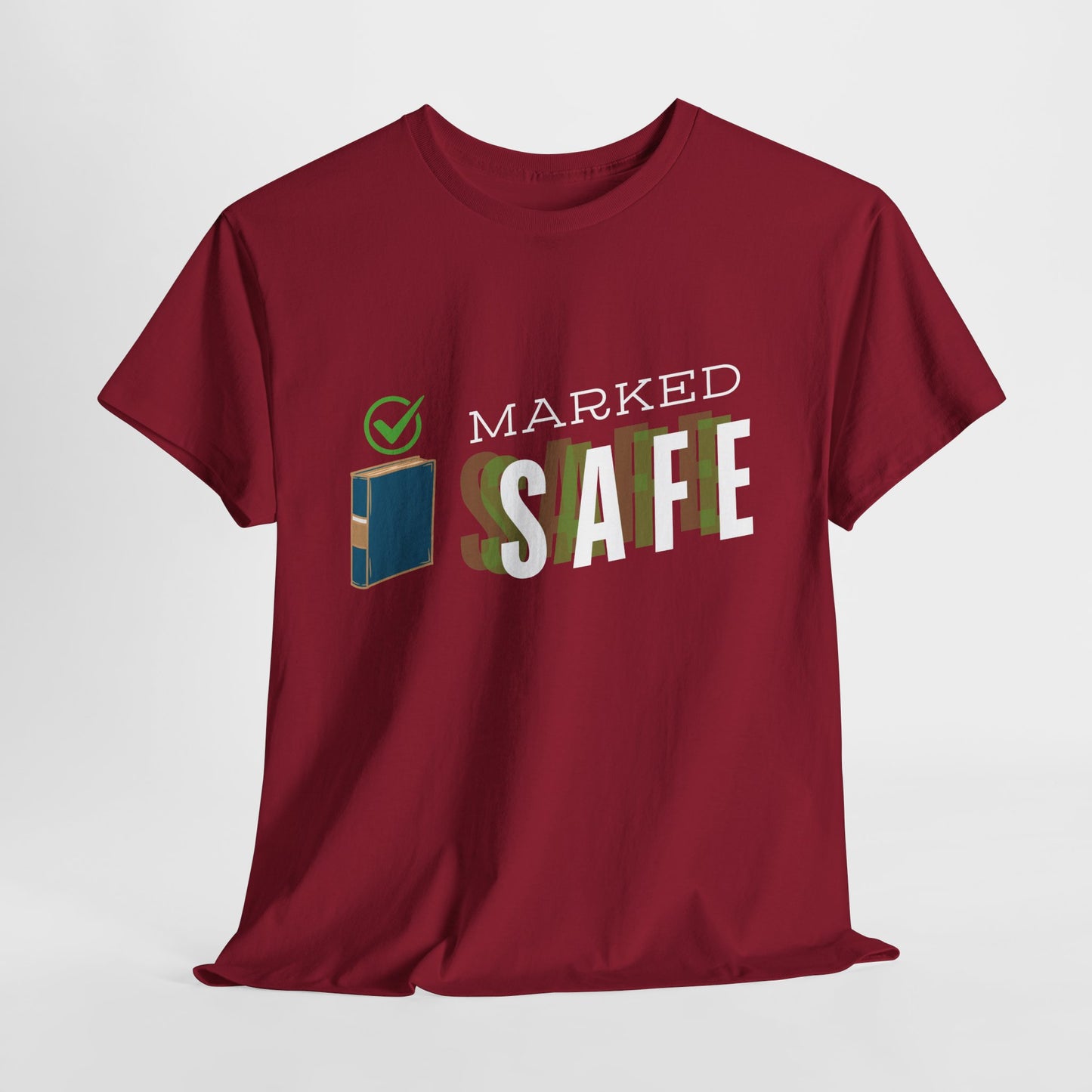 Teen/Adult Unisex Tee – Marked Safe by the Book