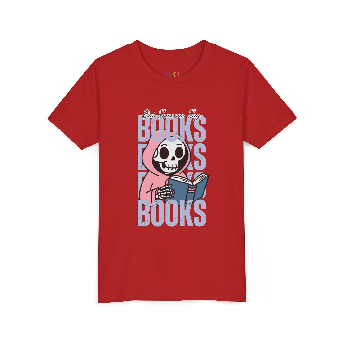 Youth Did Someone Say Books? Skeleton Reader Graphic