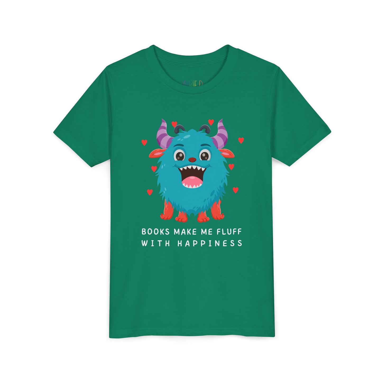Youth Books Make Me Fluff With Happiness Tee