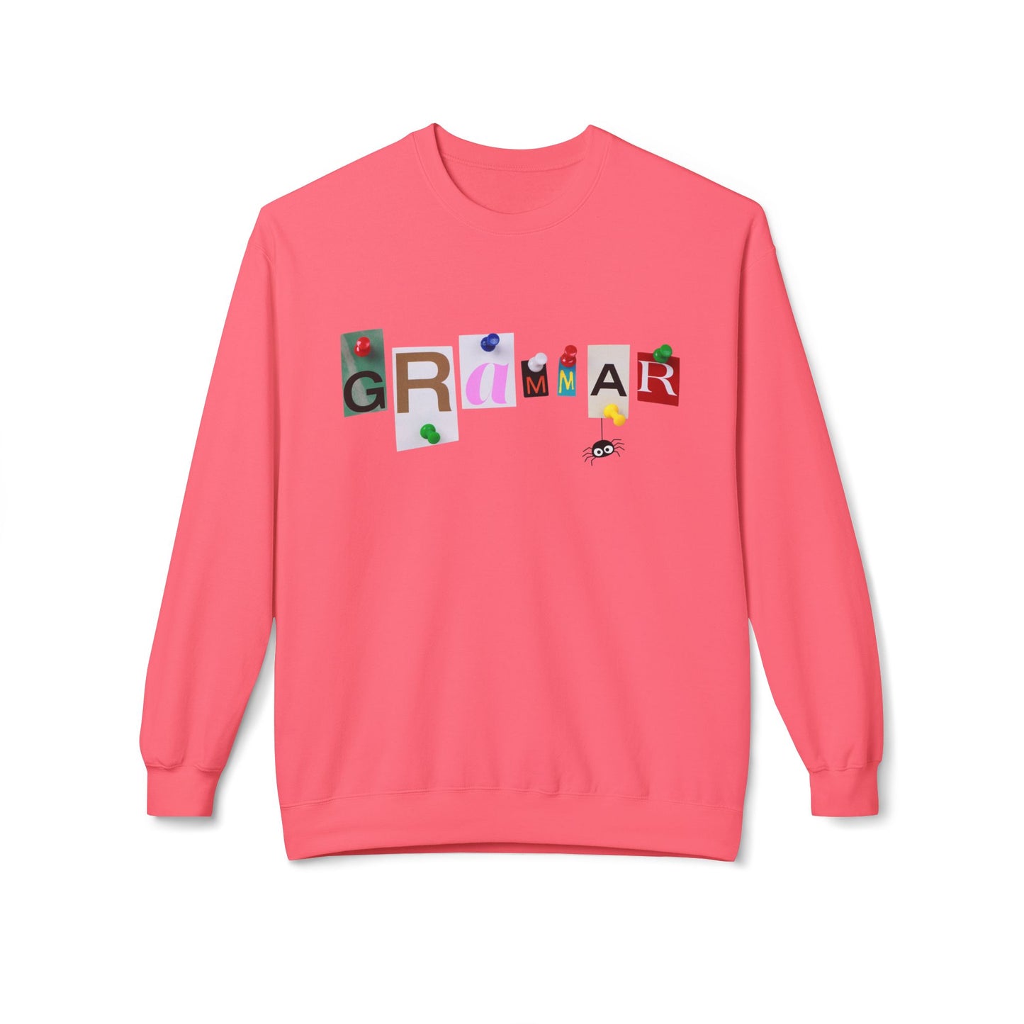 Teen/Adult Unisex Grammar Sweatshirt β Fun Teacher Design for Word Nerds and Language Lovers